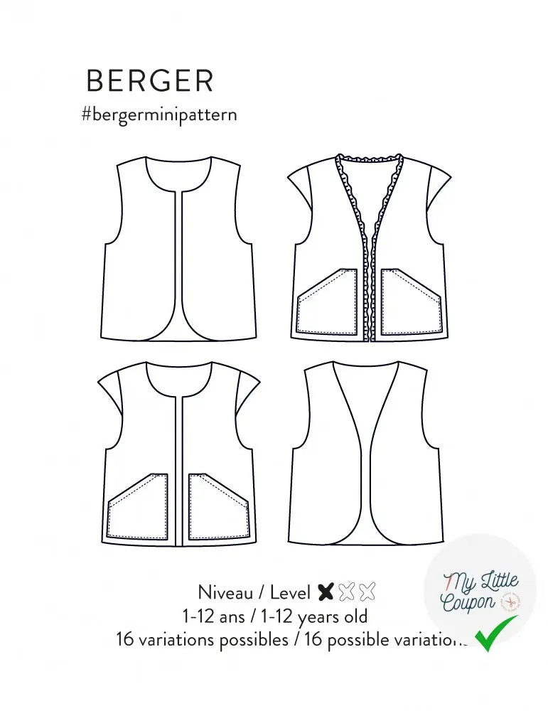 BERGER MINI- Atelier Scämmit - My Little Coupon