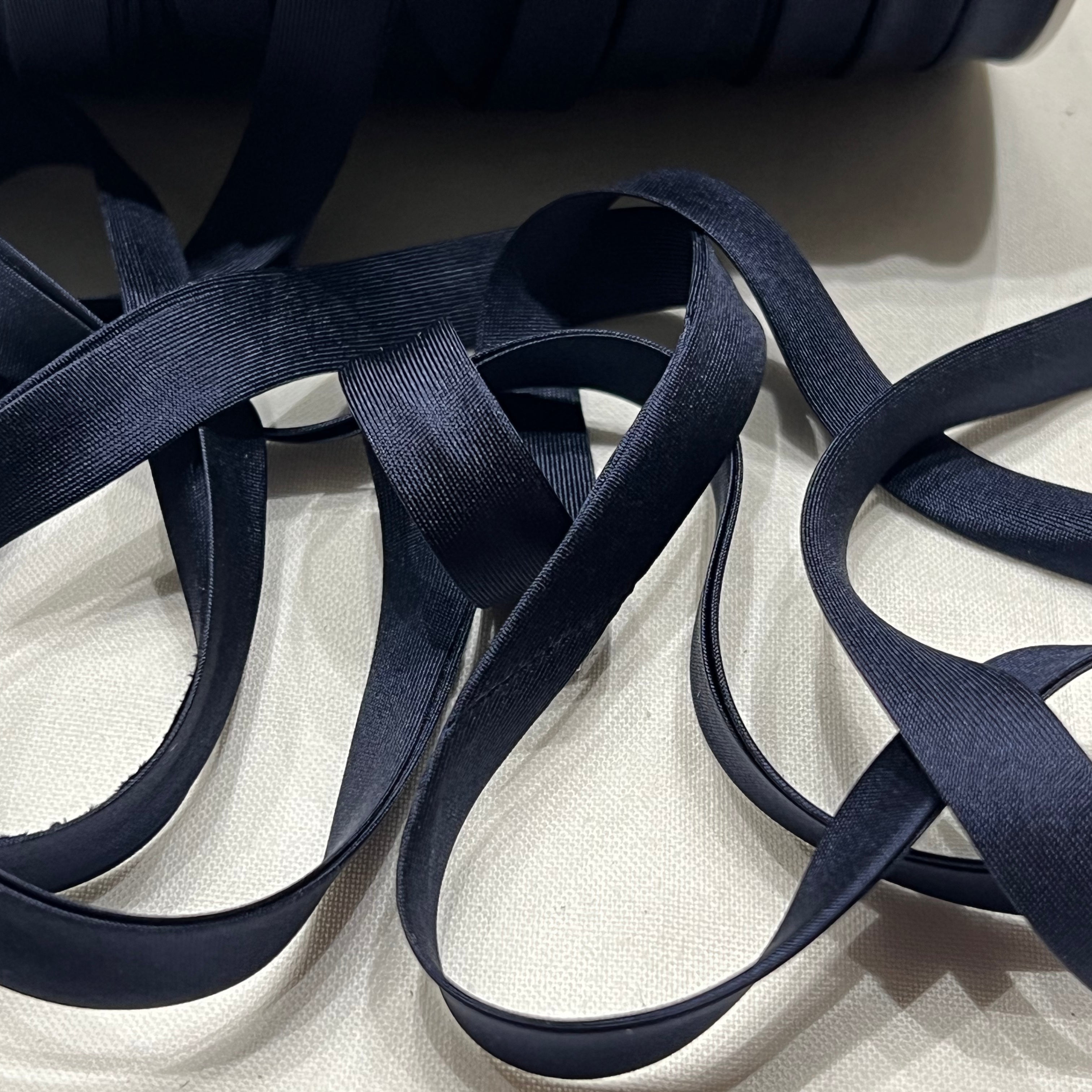 BIAIS EN SOIE MARINE 10mm - My Little Coupon