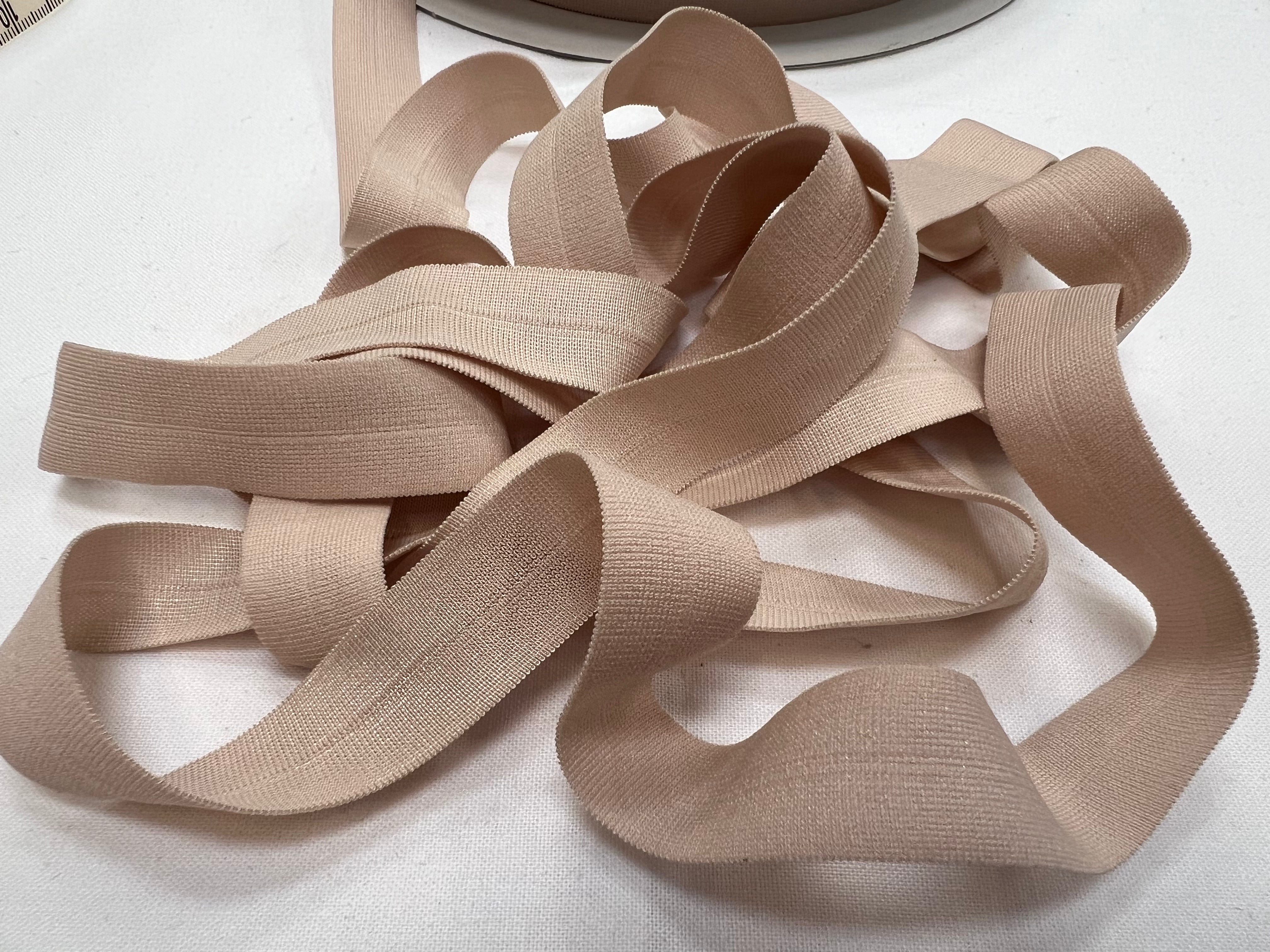 BIAIS PLAT ÉLASTIQUE LINGERIE BEIGE DUNE 18mm - My Little Coupon