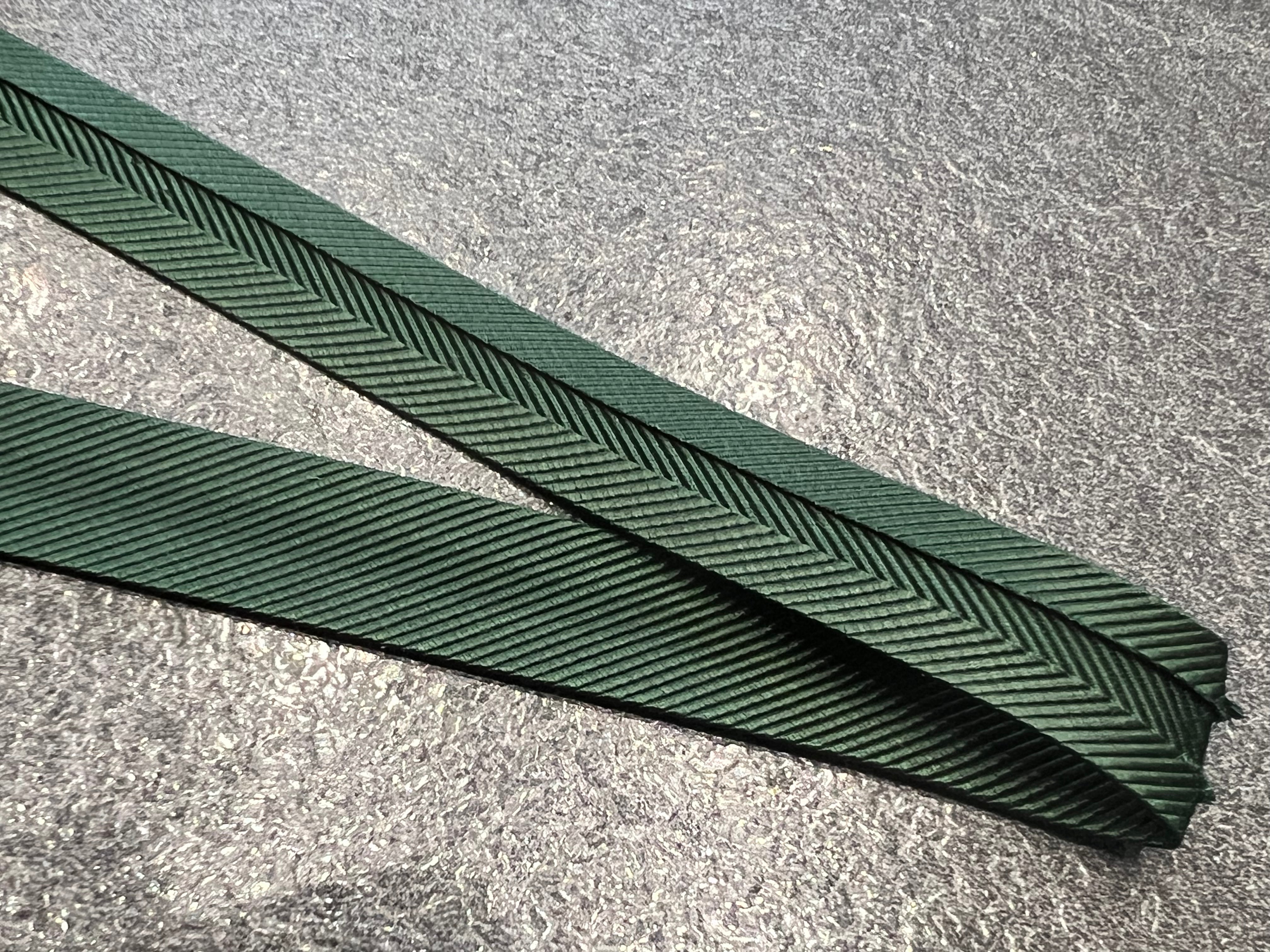 BIAIS VERT BOUTEILLE EFFET DRILL 100% viscose 14mm - My Little Coupon