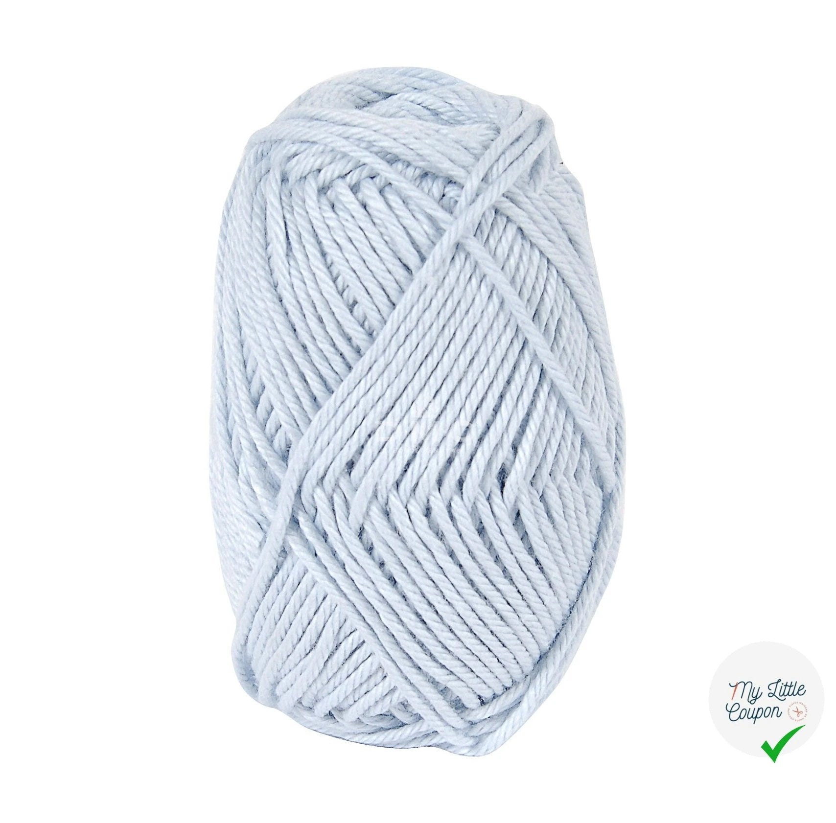 BOBINE DE HAPPY COTTON DMC 20 G BLEU GRIS - My Little Coupon