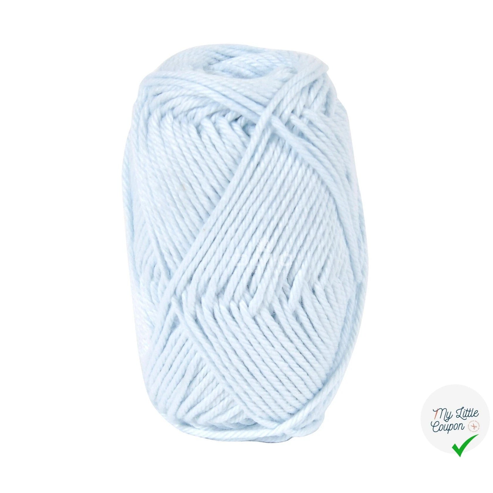 BOBINE DE HAPPY COTTON DMC 20 G BLEU LAYETTE - My Little Coupon