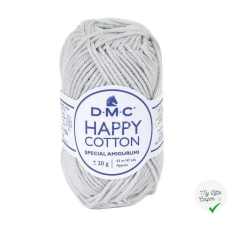 BOBINE DE HAPPY COTTON DMC 20 G GRIS PERLE - My Little Coupon