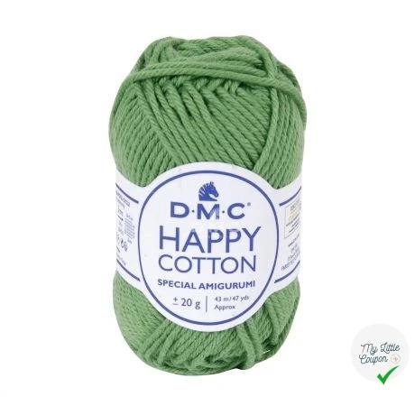 BOBINE DE HAPPY COTTON DMC 20 G VERT OLIVE - My Little Coupon