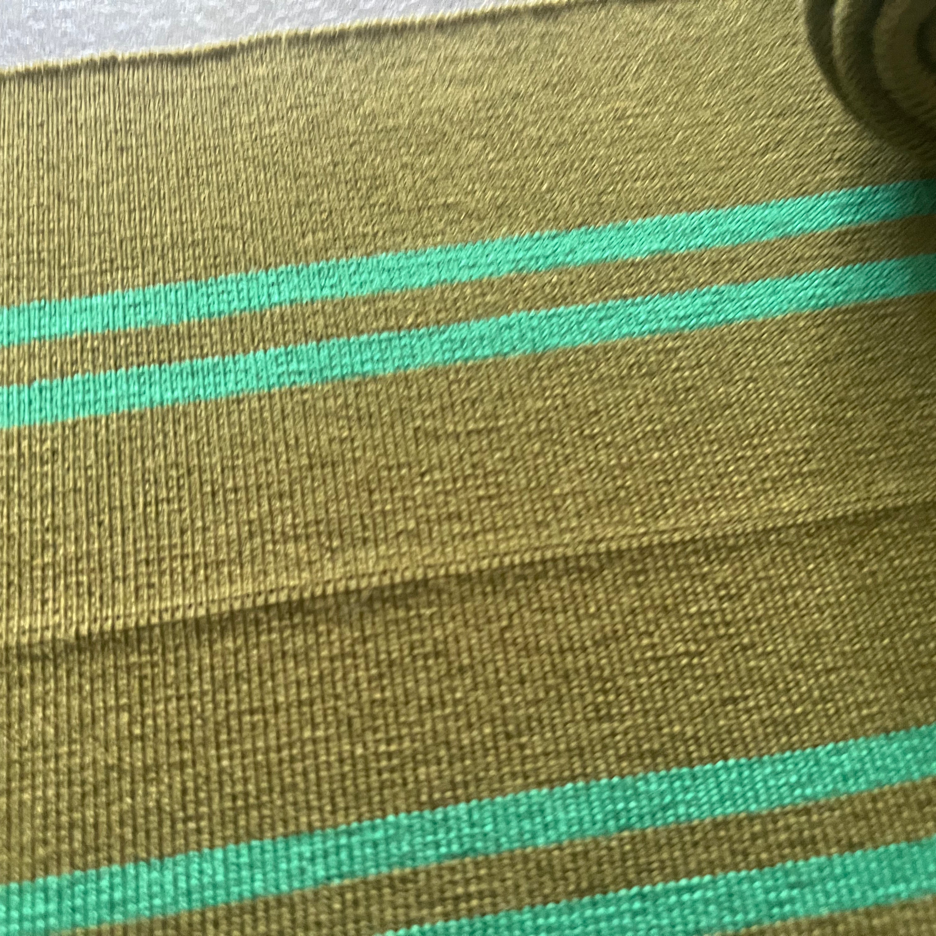 BORD CÔTE KAKI RAYURE MENTHE 100X8,5cm - My Little Coupon