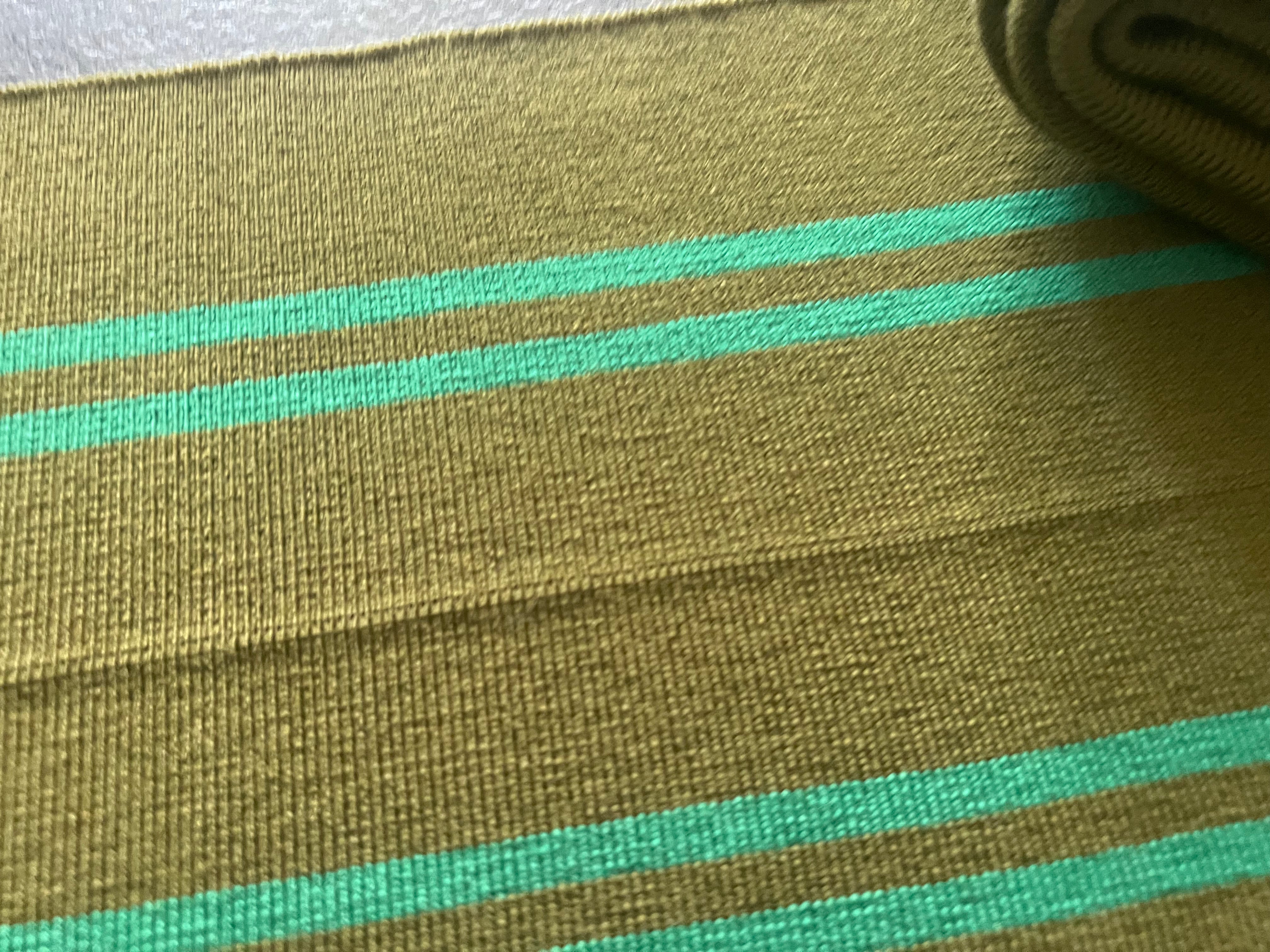 BORD CÔTE KAKI RAYURE MENTHE 100X8,5cm - My Little Coupon