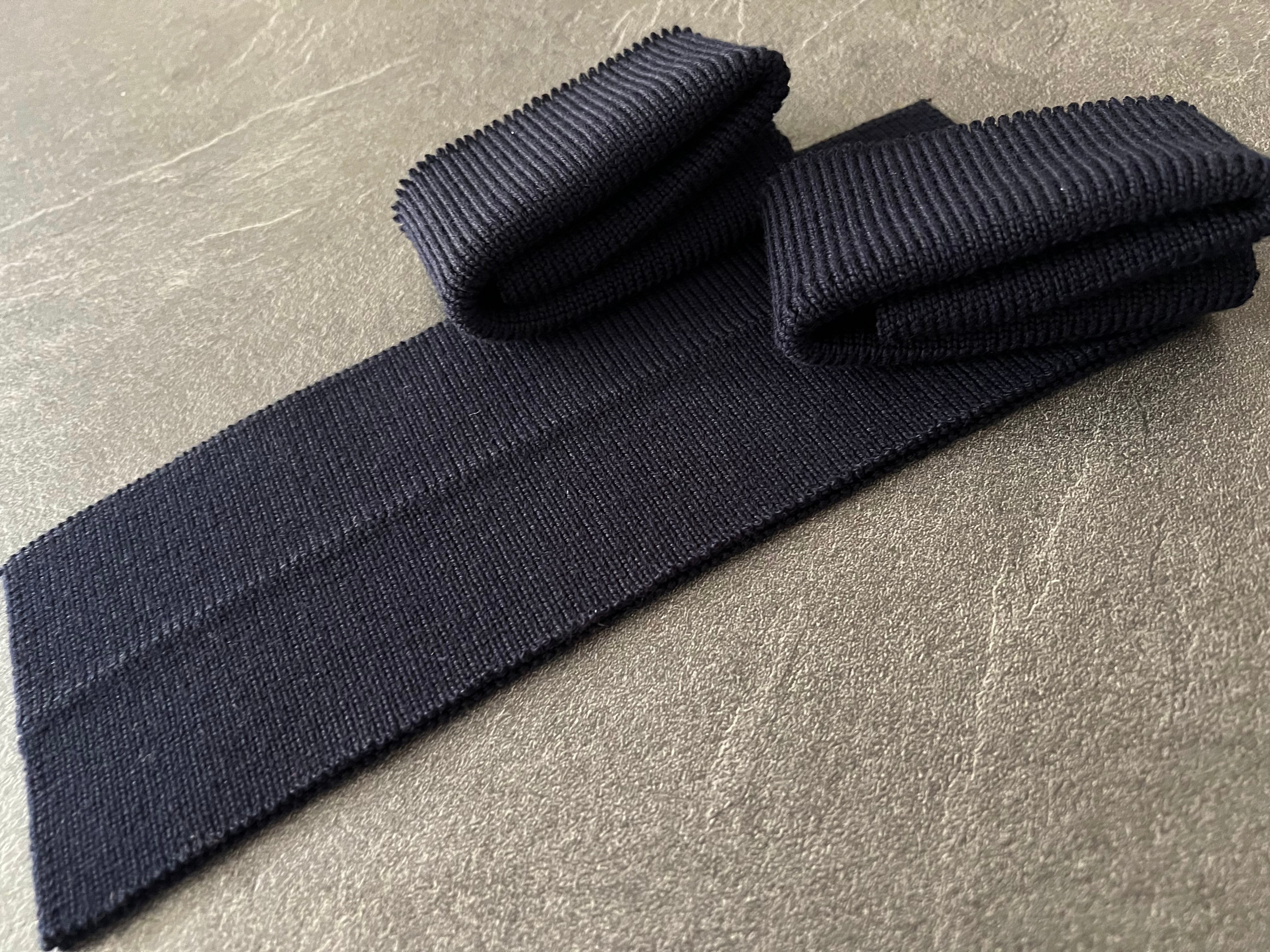 BORD CÔTE SPECIAL POIGNET MARINE 26X5cm LAINE - My Little Coupon