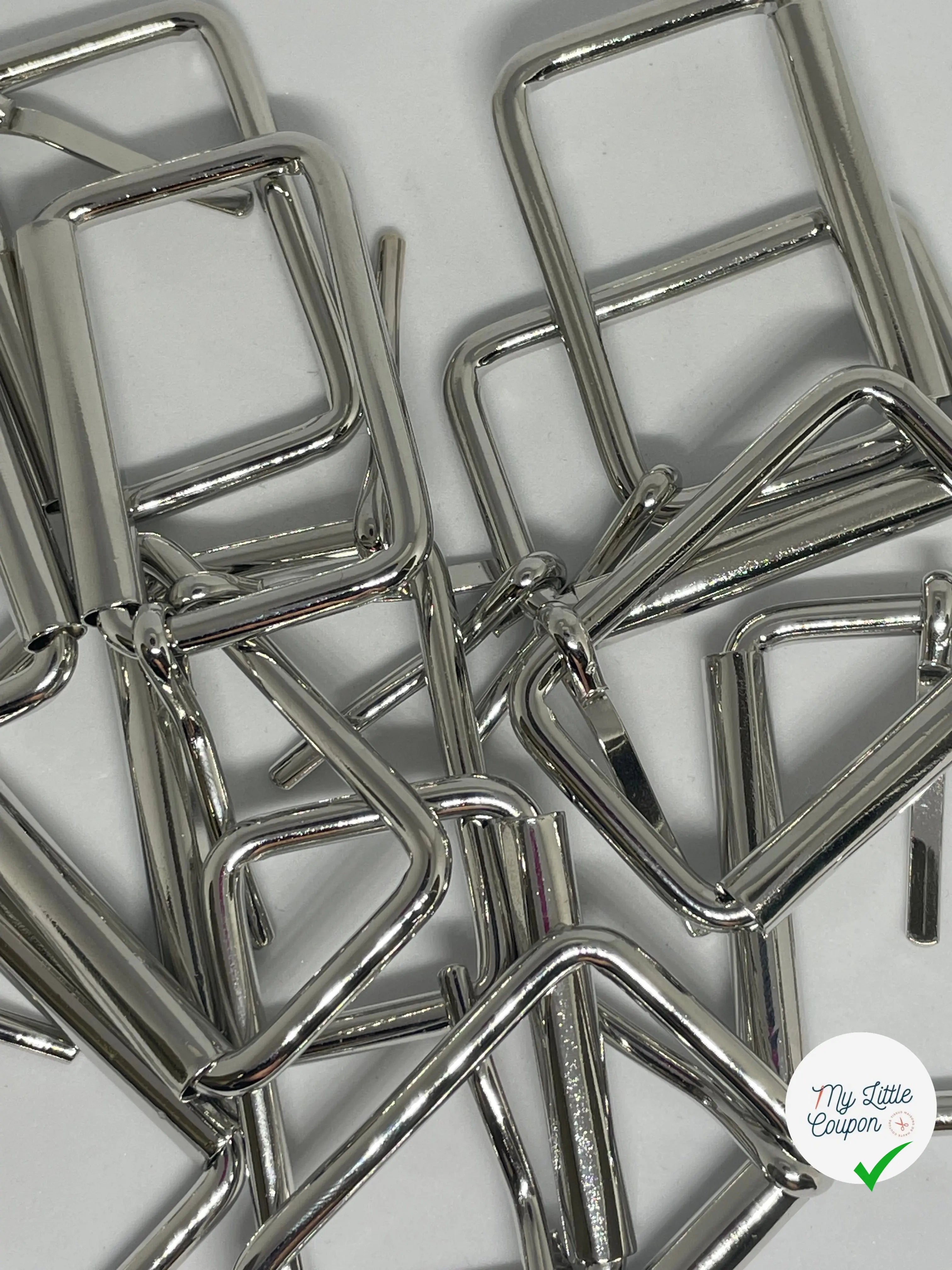 BOUCLE CEINTURE ARGENTE 48MM - My Little Coupon