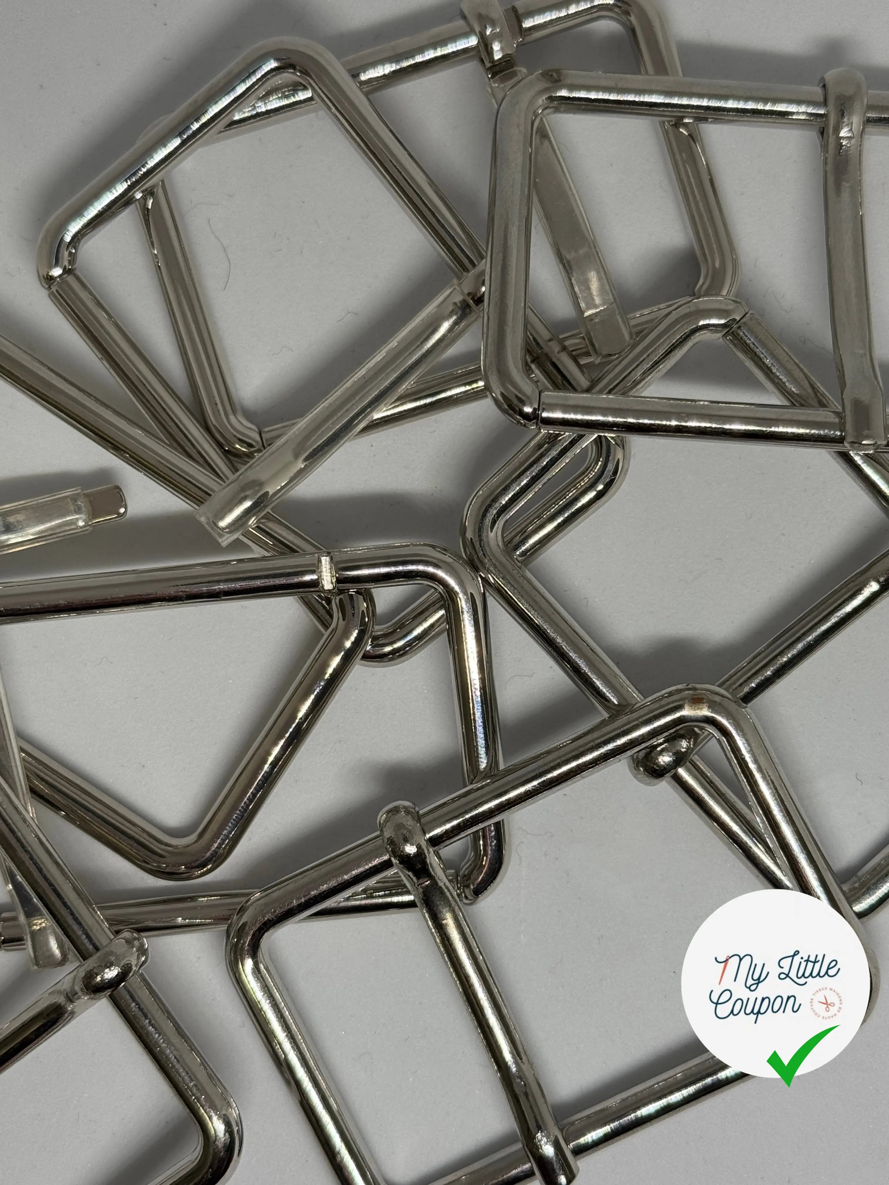 BOUCLE CEINTURE ARGENTE 55MM - My Little Coupon