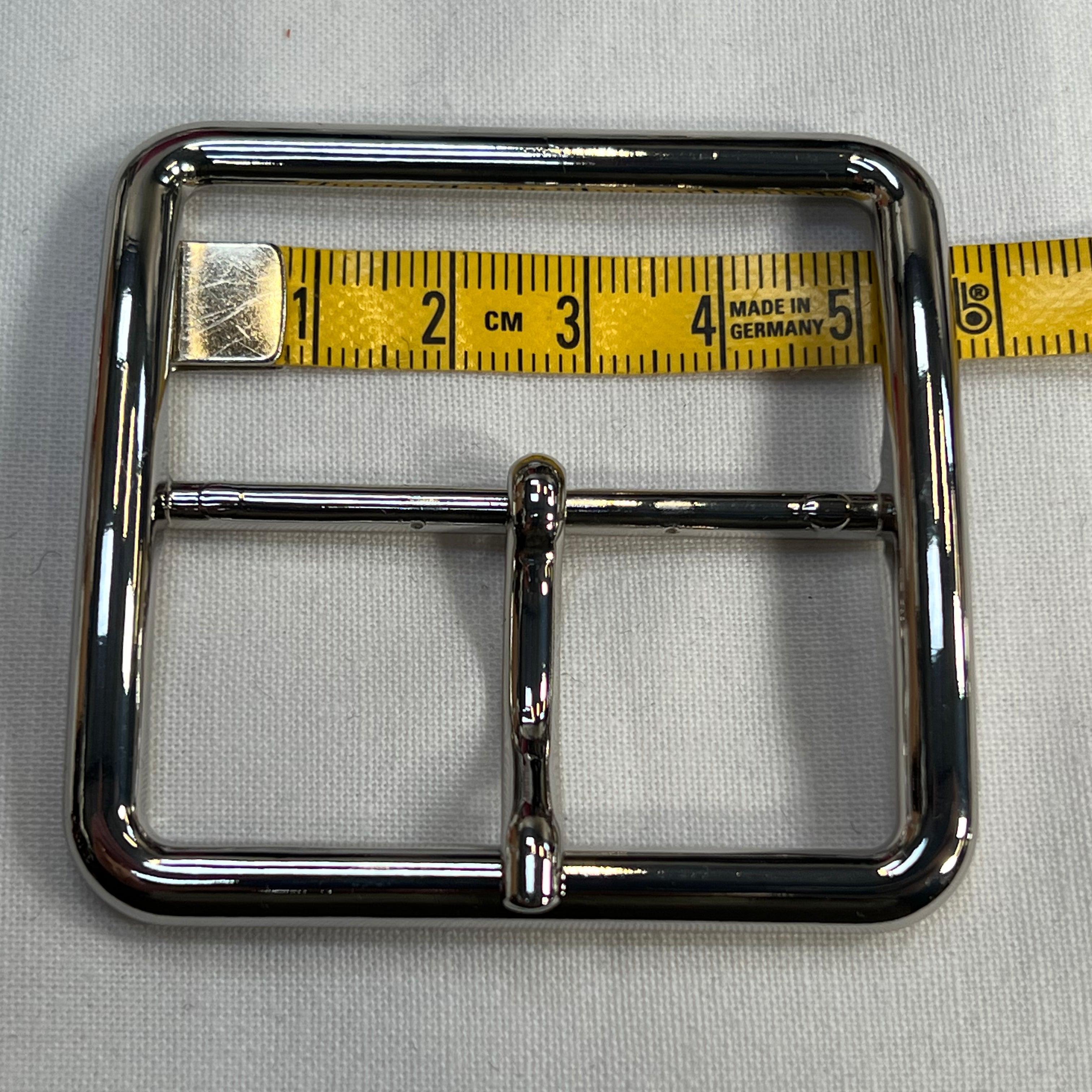 BOUCLE CEINTURE MÉTAL ARGENTÉ 50mmX50mm - My Little Coupon