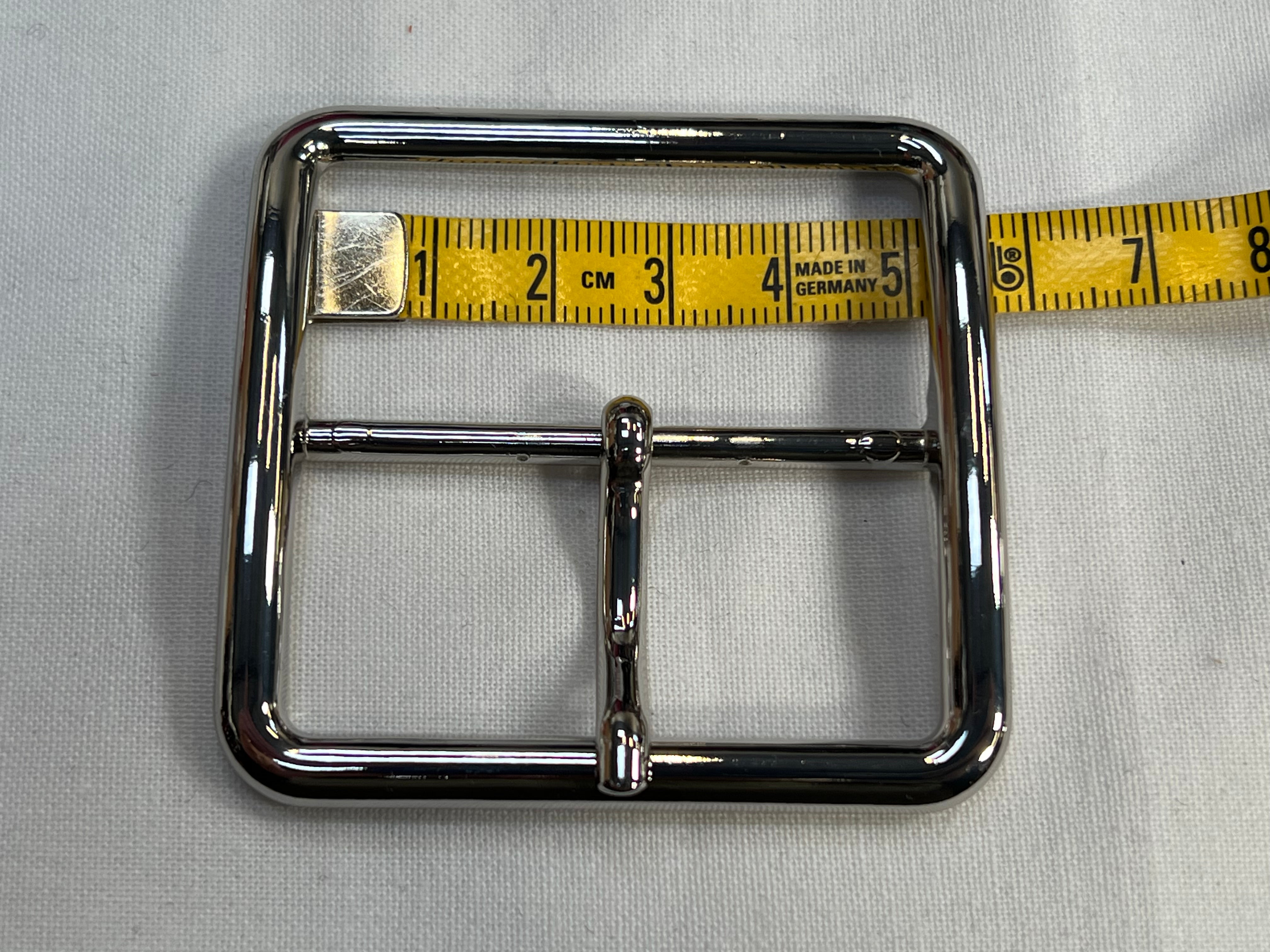 BOUCLE CEINTURE MÉTAL ARGENTÉ 50mmX50mm - My Little Coupon