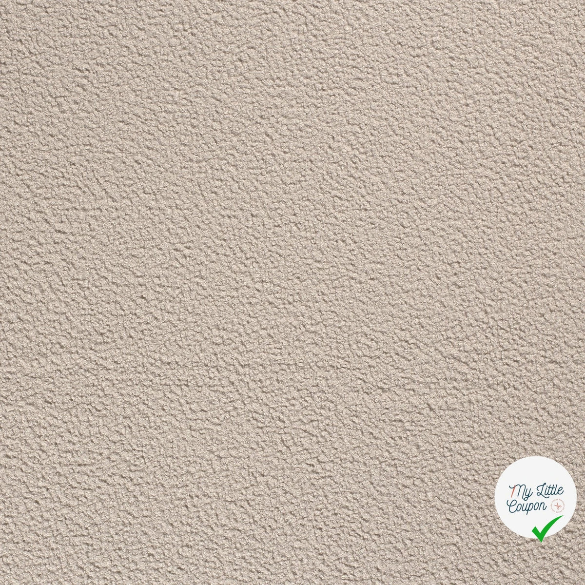 Bouclette stretch unie beige