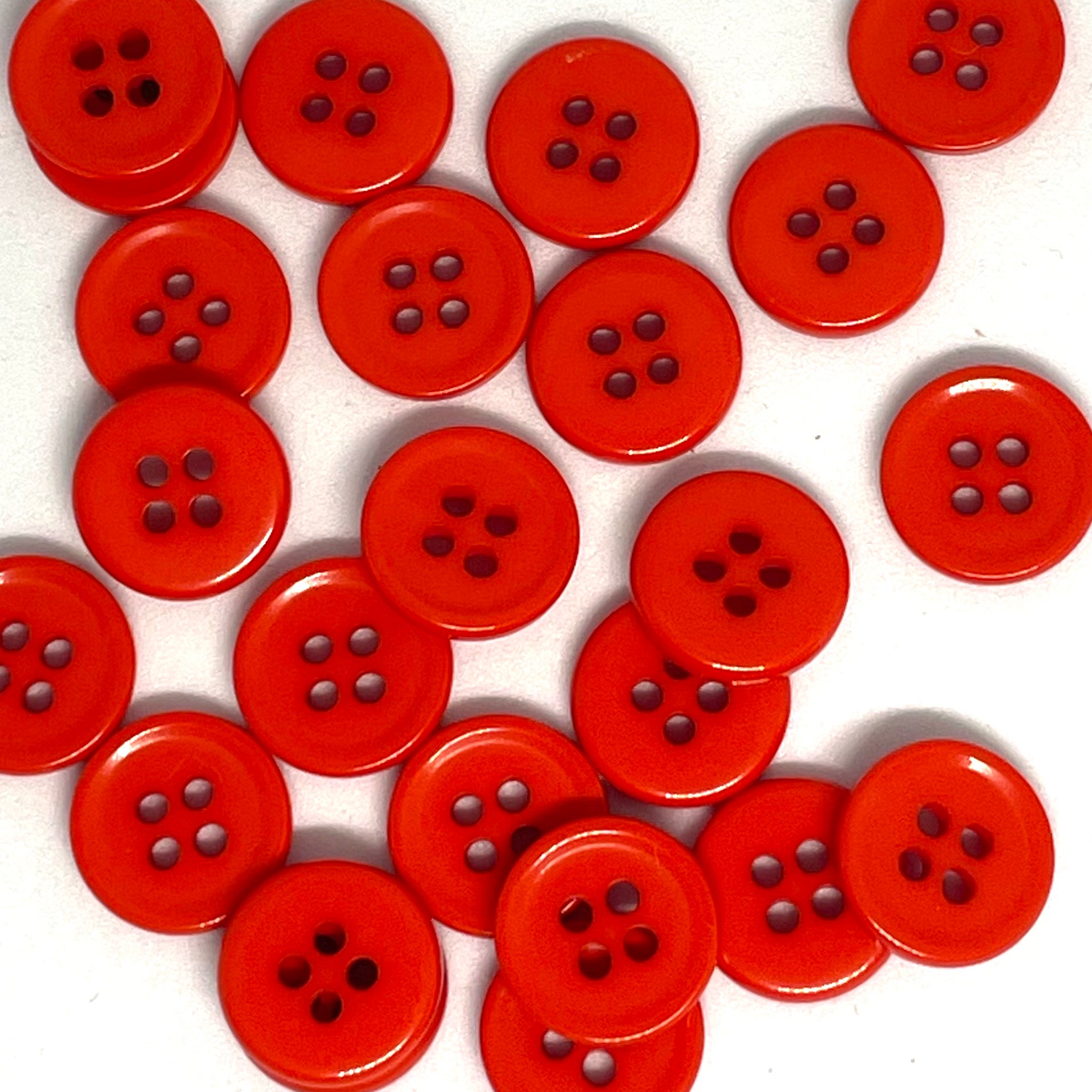 BOUTON A 4 TROU TRUE RED 11MM - LOT DE 2 - My Little Coupon