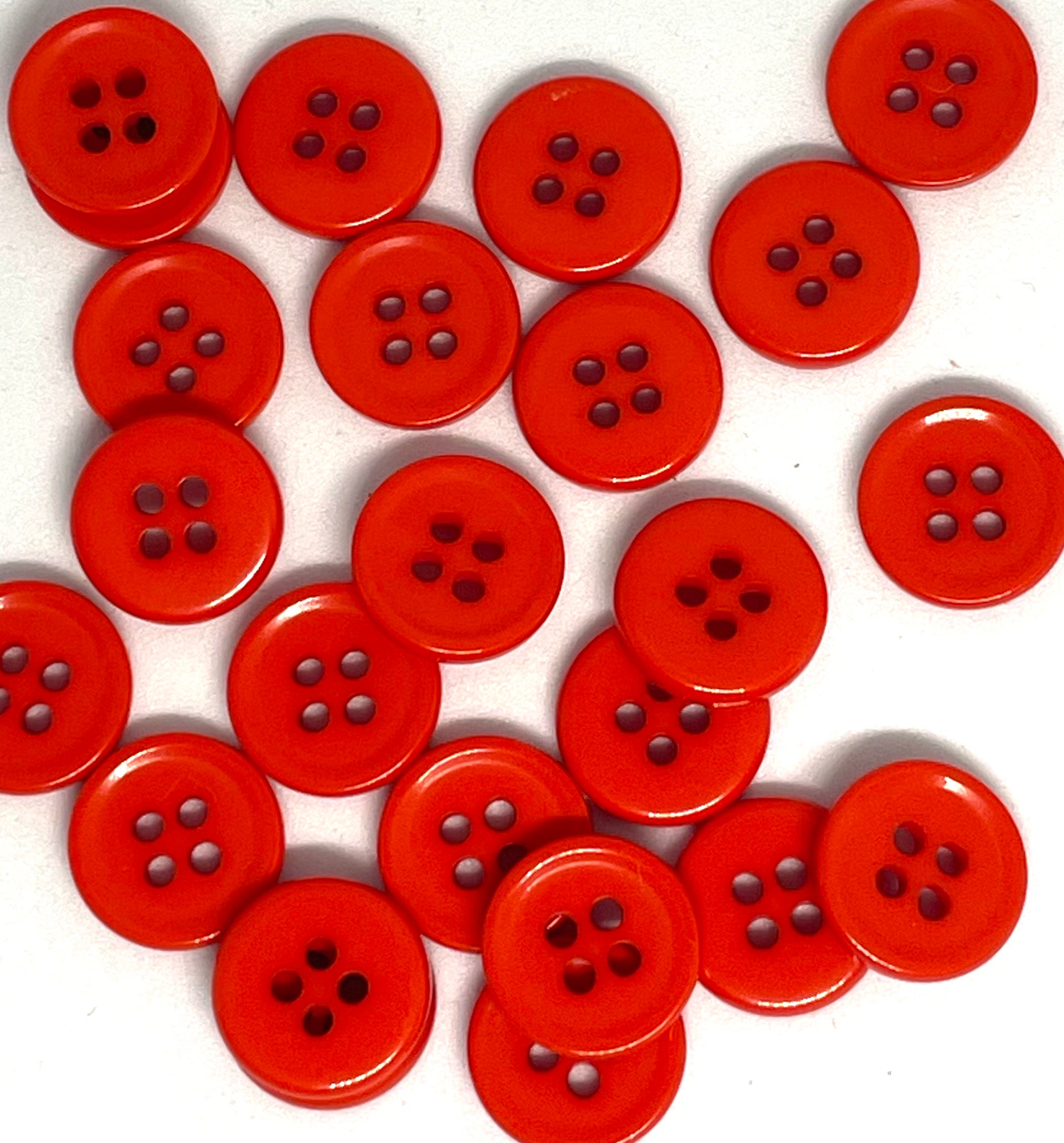 BOUTON A 4 TROU TRUE RED 11MM - LOT DE 2 - My Little Coupon