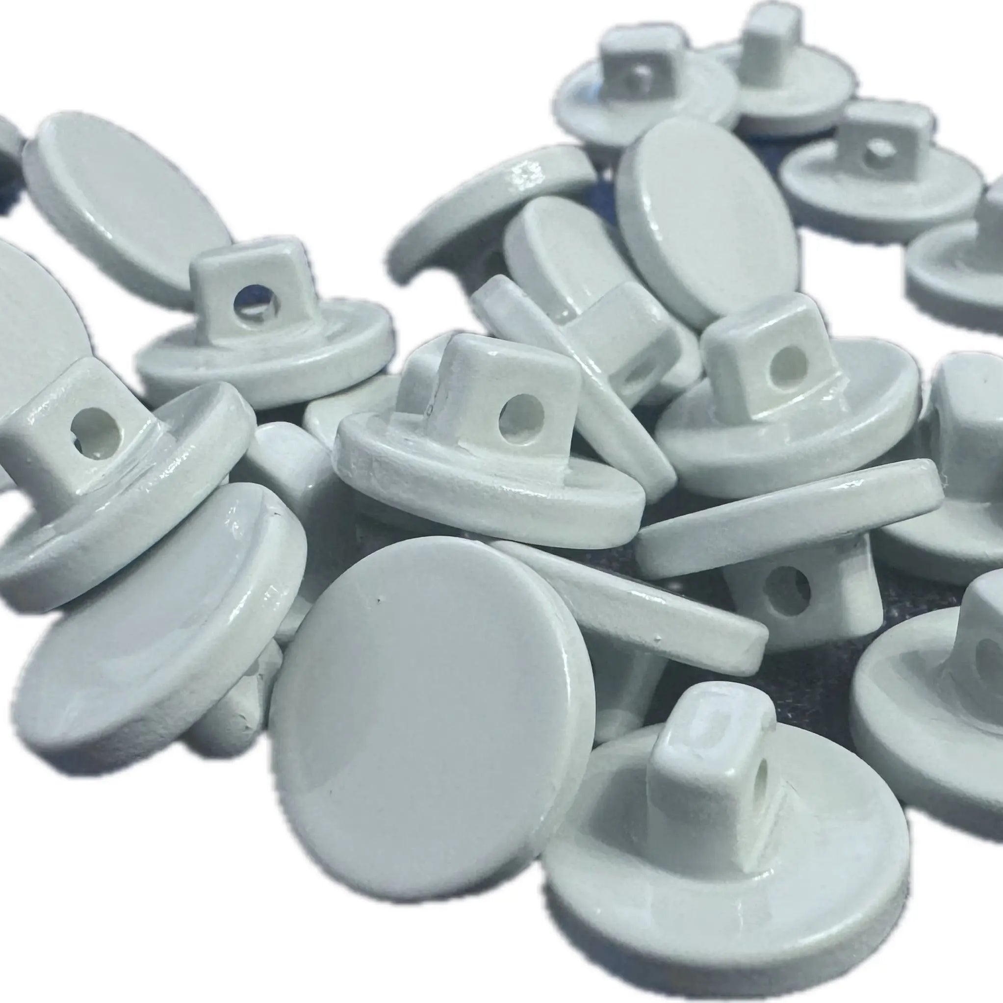 BOUTON À QUEUE GRIS BLEU 13MM - LOT DE 10 - My Little Coupon