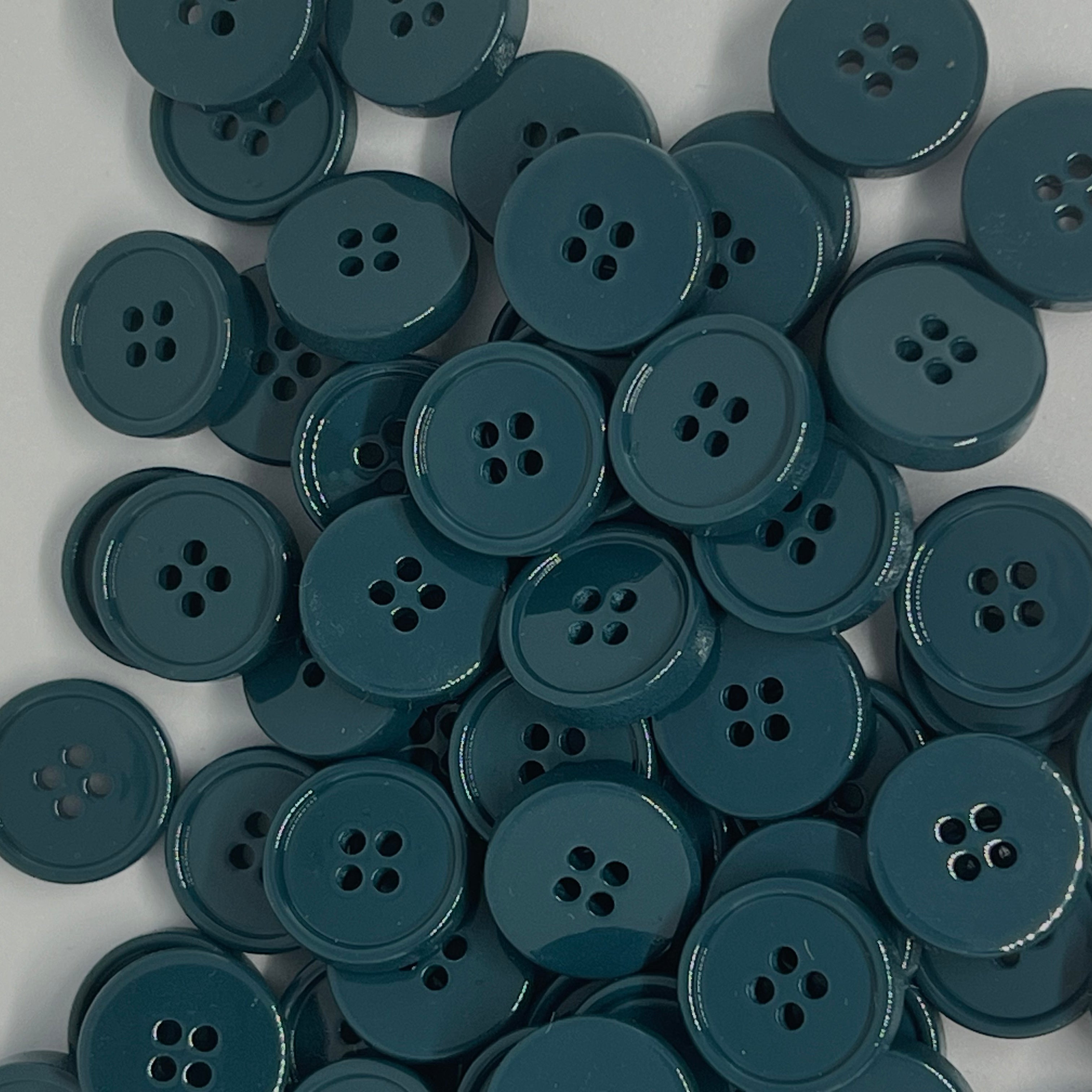 BOUTON BLEU CANARD 15mm - lot de 2 - My Little Coupon