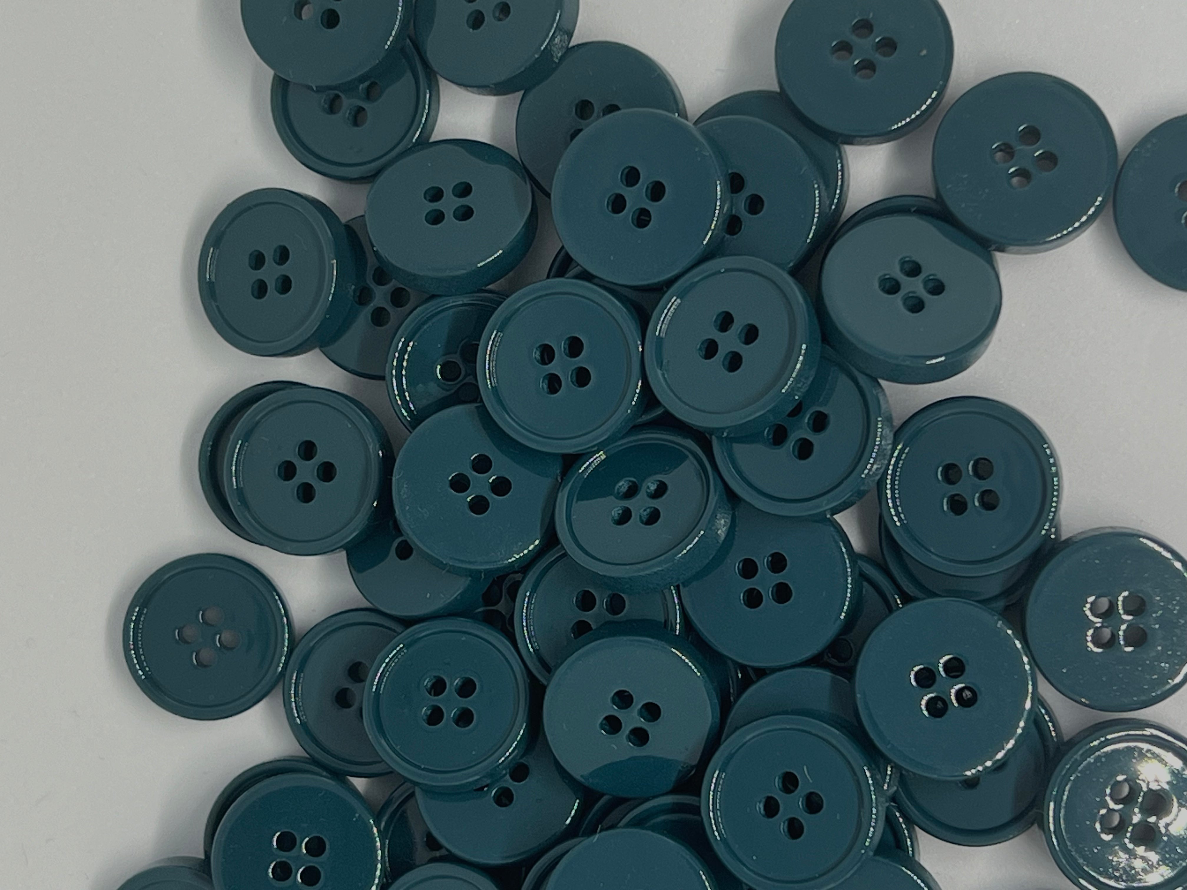 BOUTON BLEU CANARD 15mm - lot de 2 - My Little Coupon