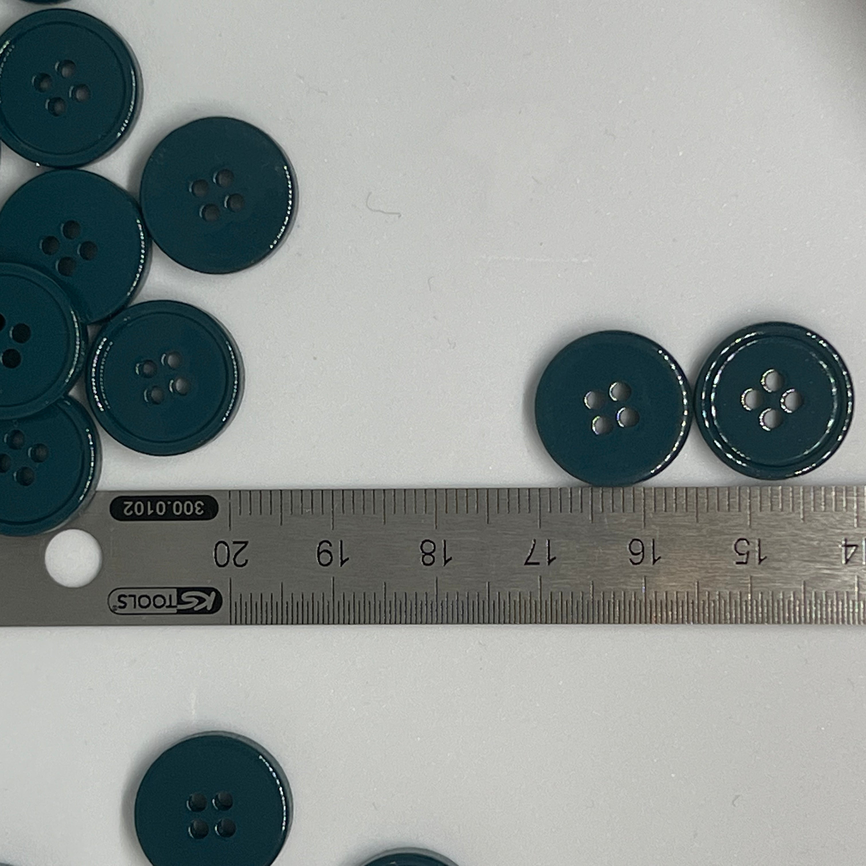 BOUTON BLEU CANARD 15mm - lot de 2 - My Little Coupon