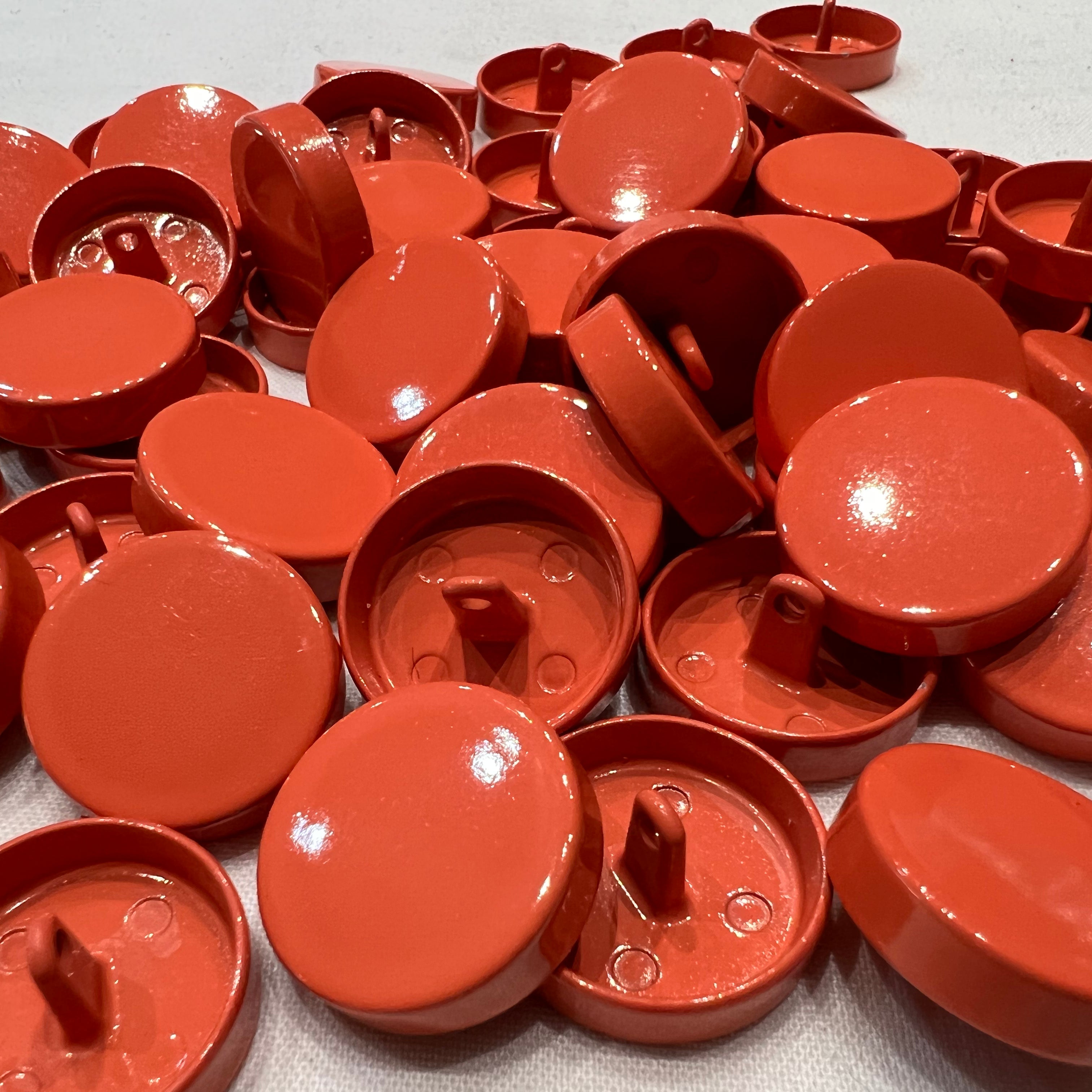 BOUTON CAPSULE ORANGE (lot de 6) 22mm - My Little Coupon