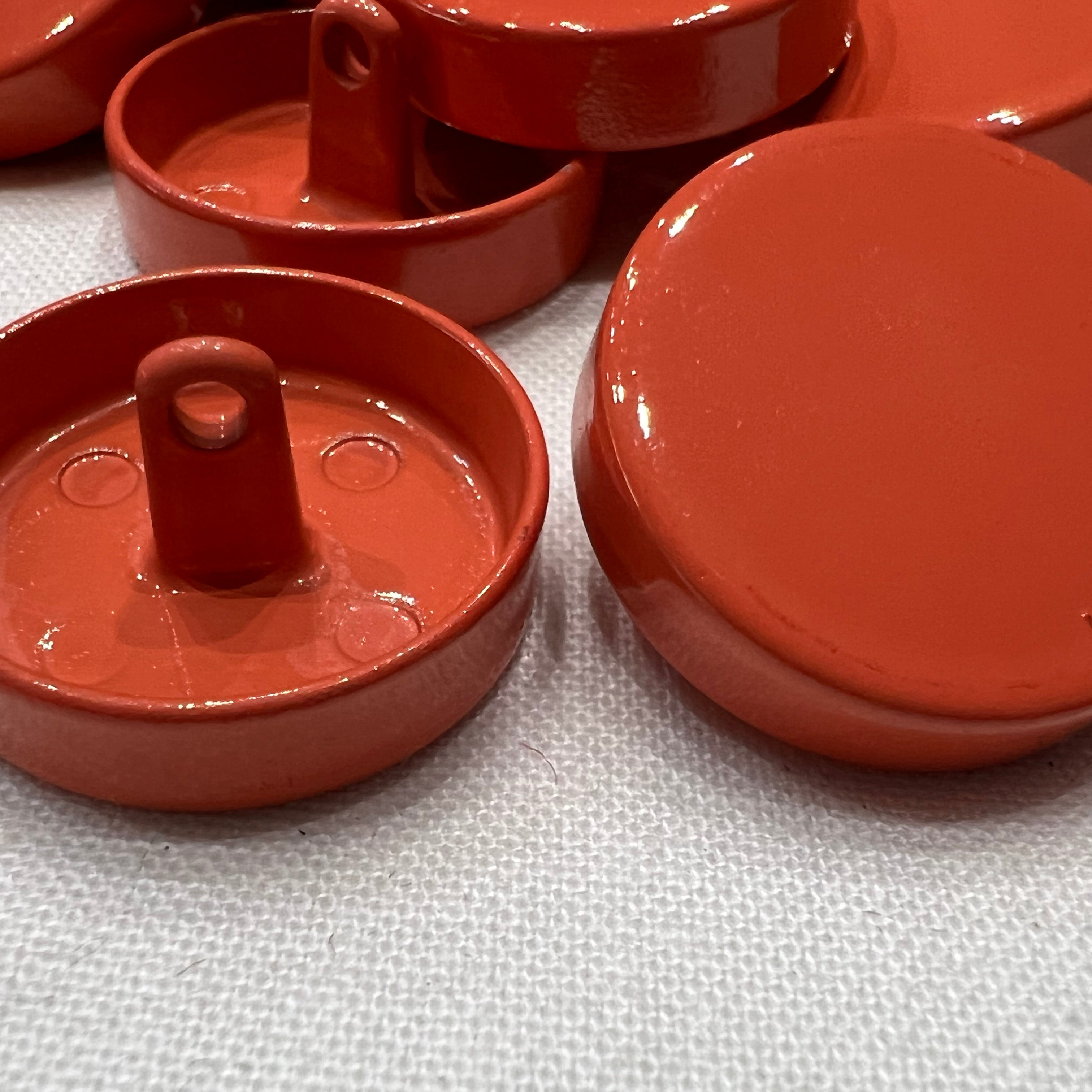 BOUTON CAPSULE ORANGE (lot de 6) 22mm - My Little Coupon