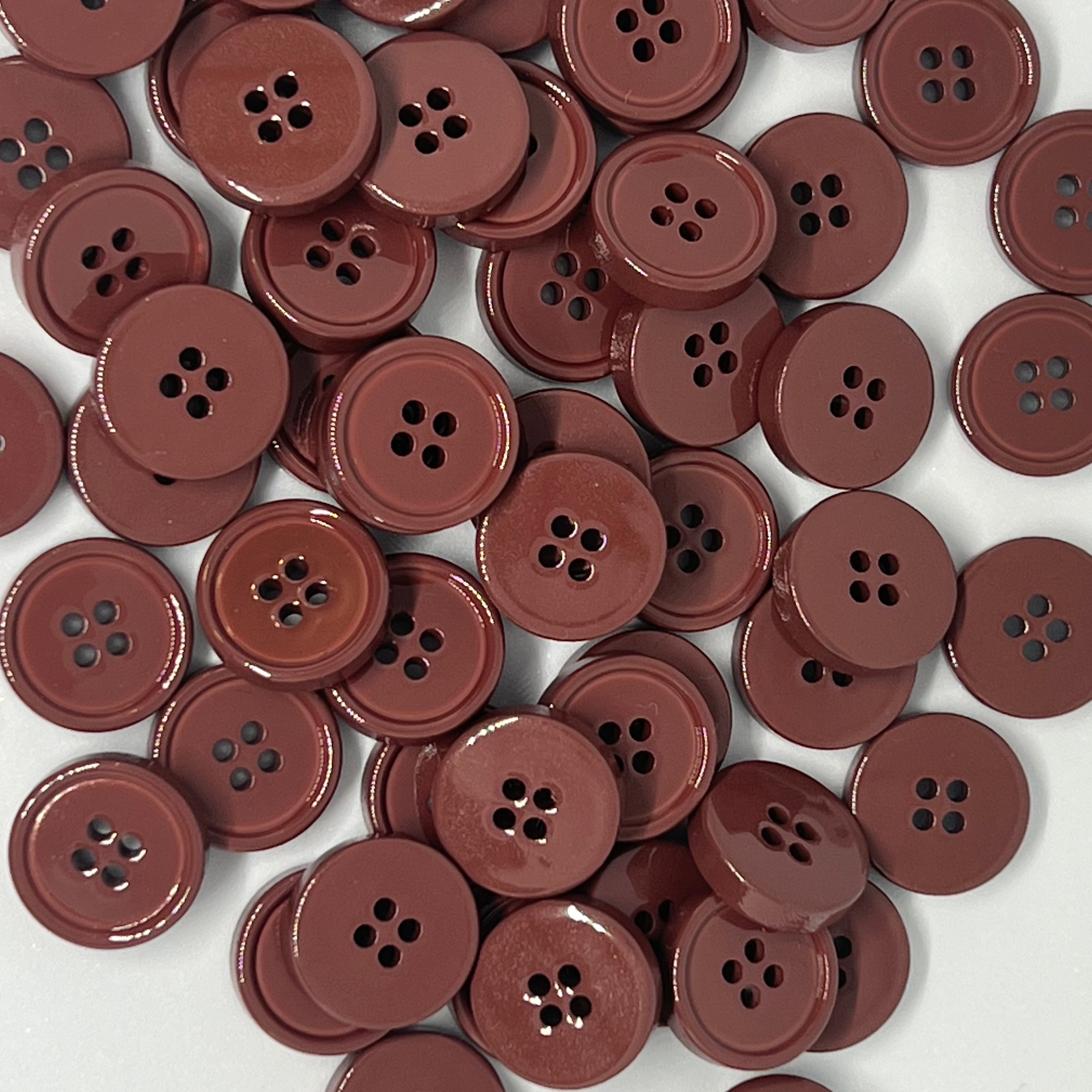 BOUTON CHOCOLAT AU LAIT 15mm - lot de 2 - My Little Coupon