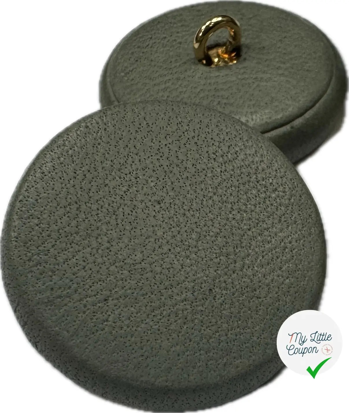 BOUTON CUIR A QUEUE (lot de 2) - My Little Coupon