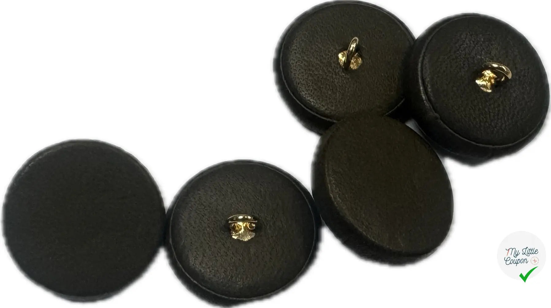 BOUTON CUIR A QUEUE (lot de 2) - My Little Coupon