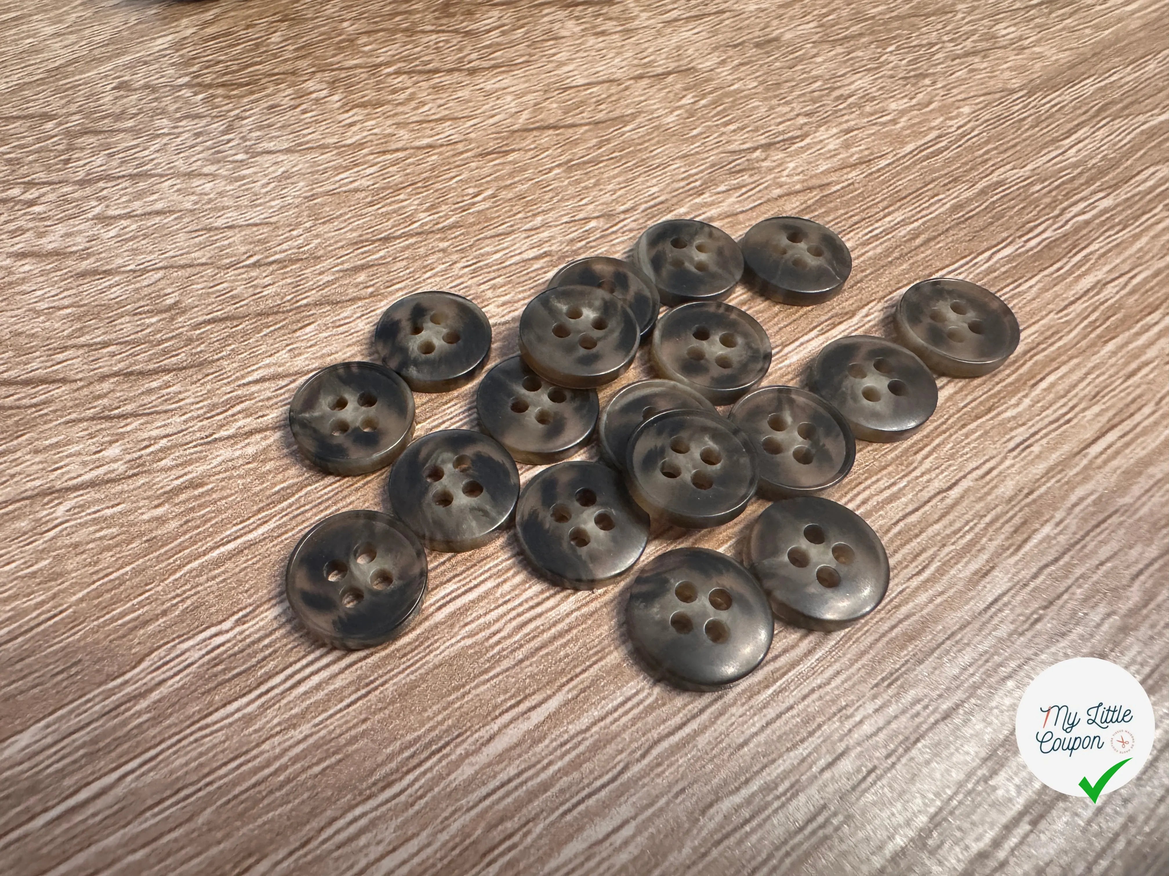 BOUTON CUIVRÉ 12 MM - LOT DE 10 - My Little Coupon