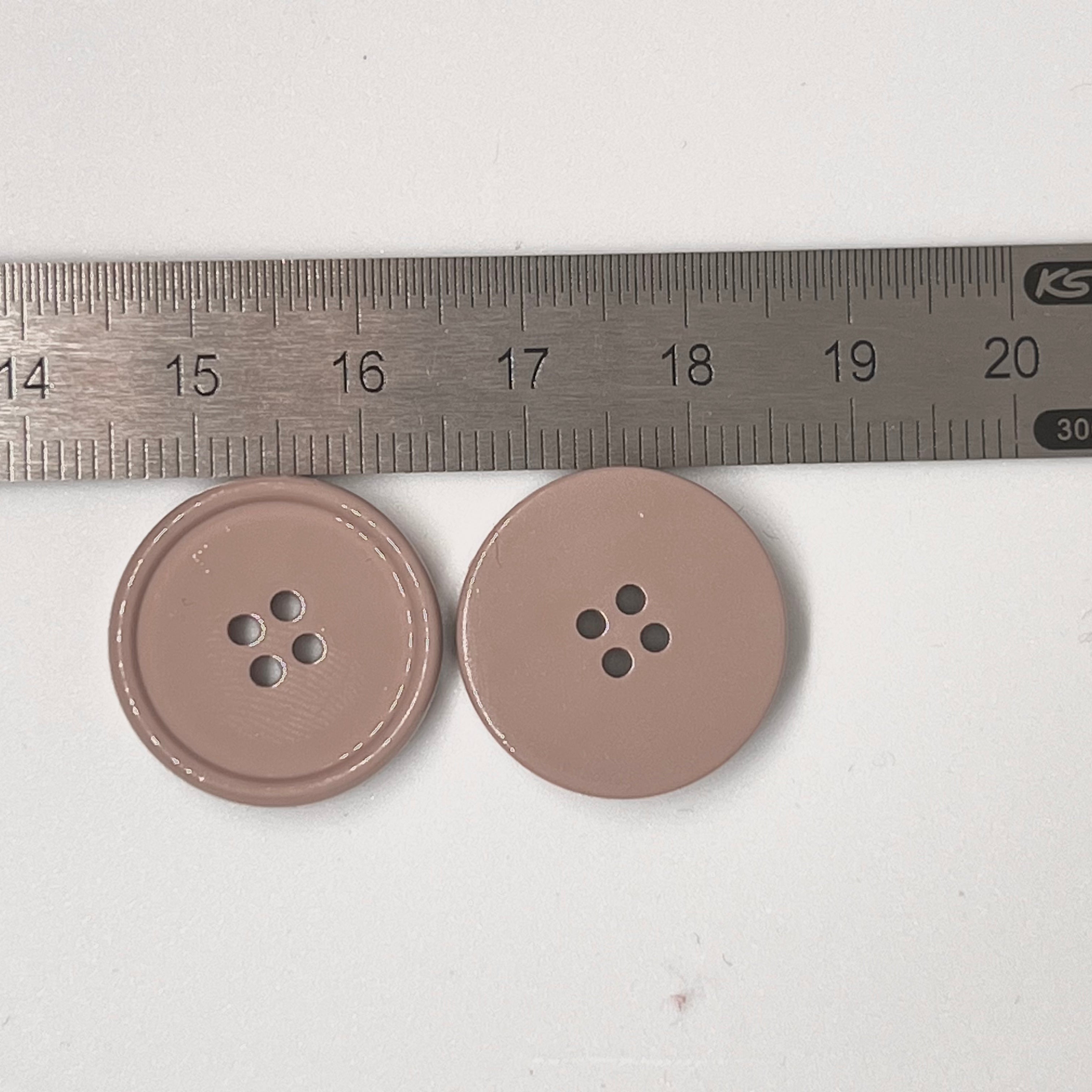 BOUTON EAU DE ROSE 20mm - lot de 2 - My Little Coupon