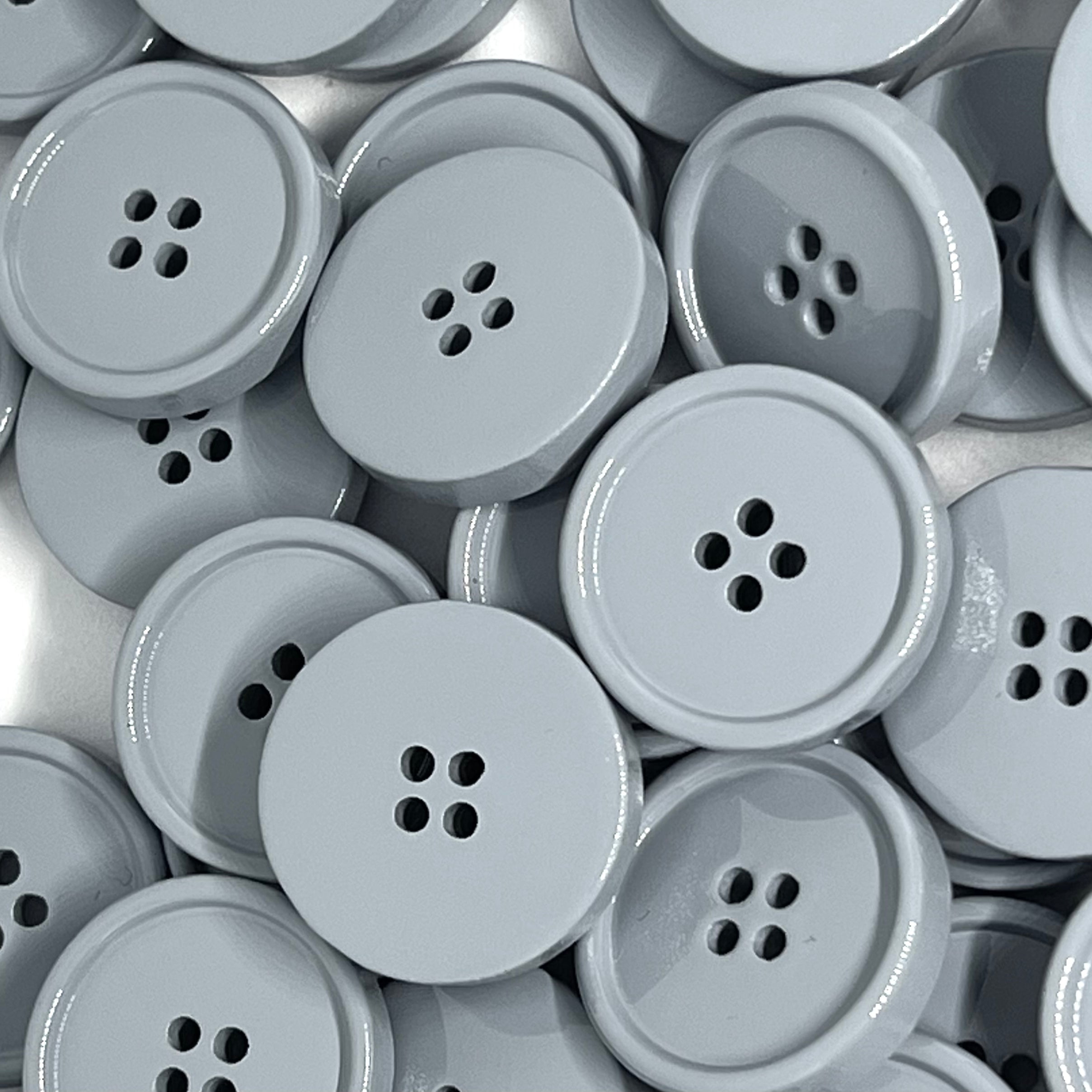 BOUTON GRIS 20mm - lot de 2 - My Little Coupon