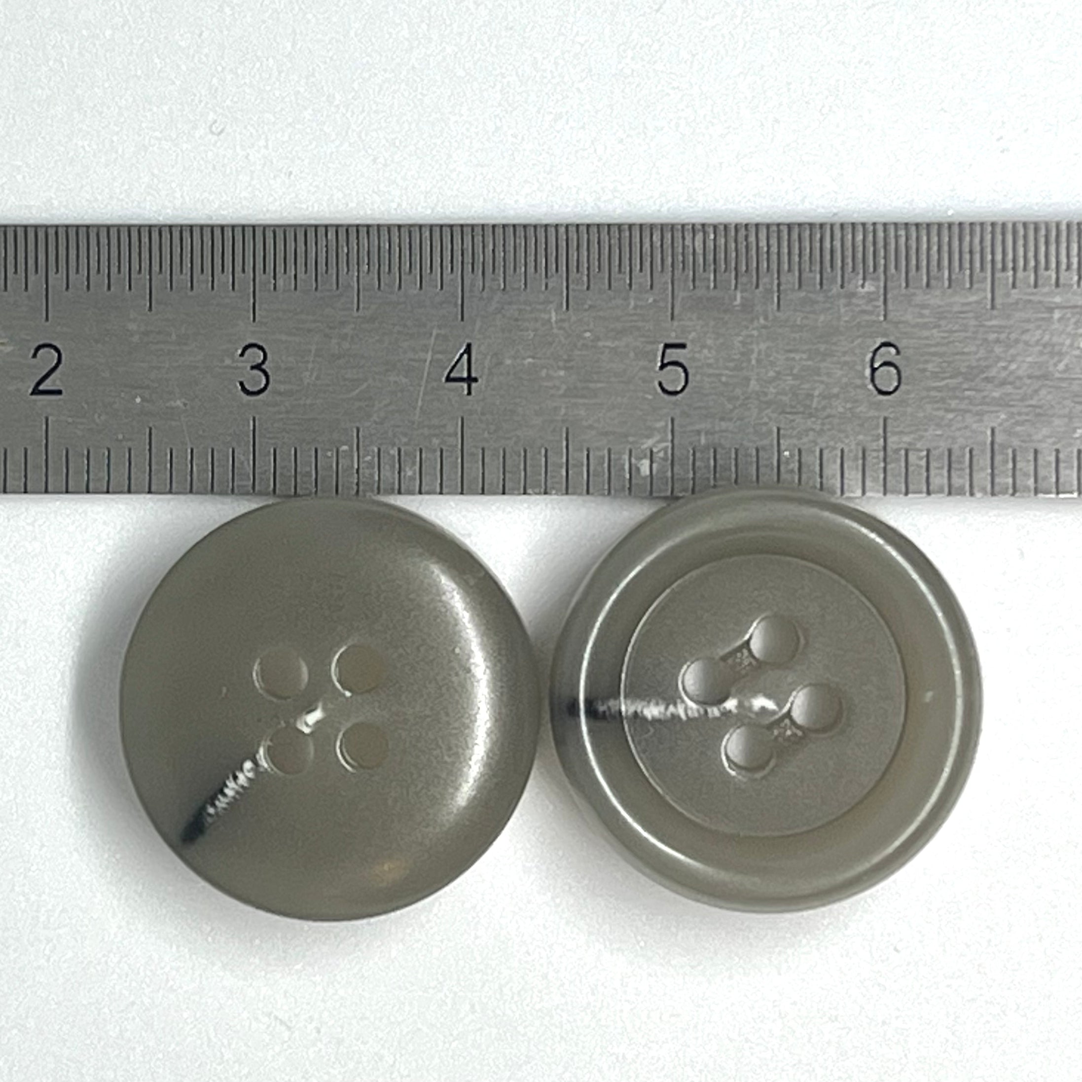 BOUTON GRIS KAKI MARBRÉ 20mm - lot de 2 - My Little Coupon