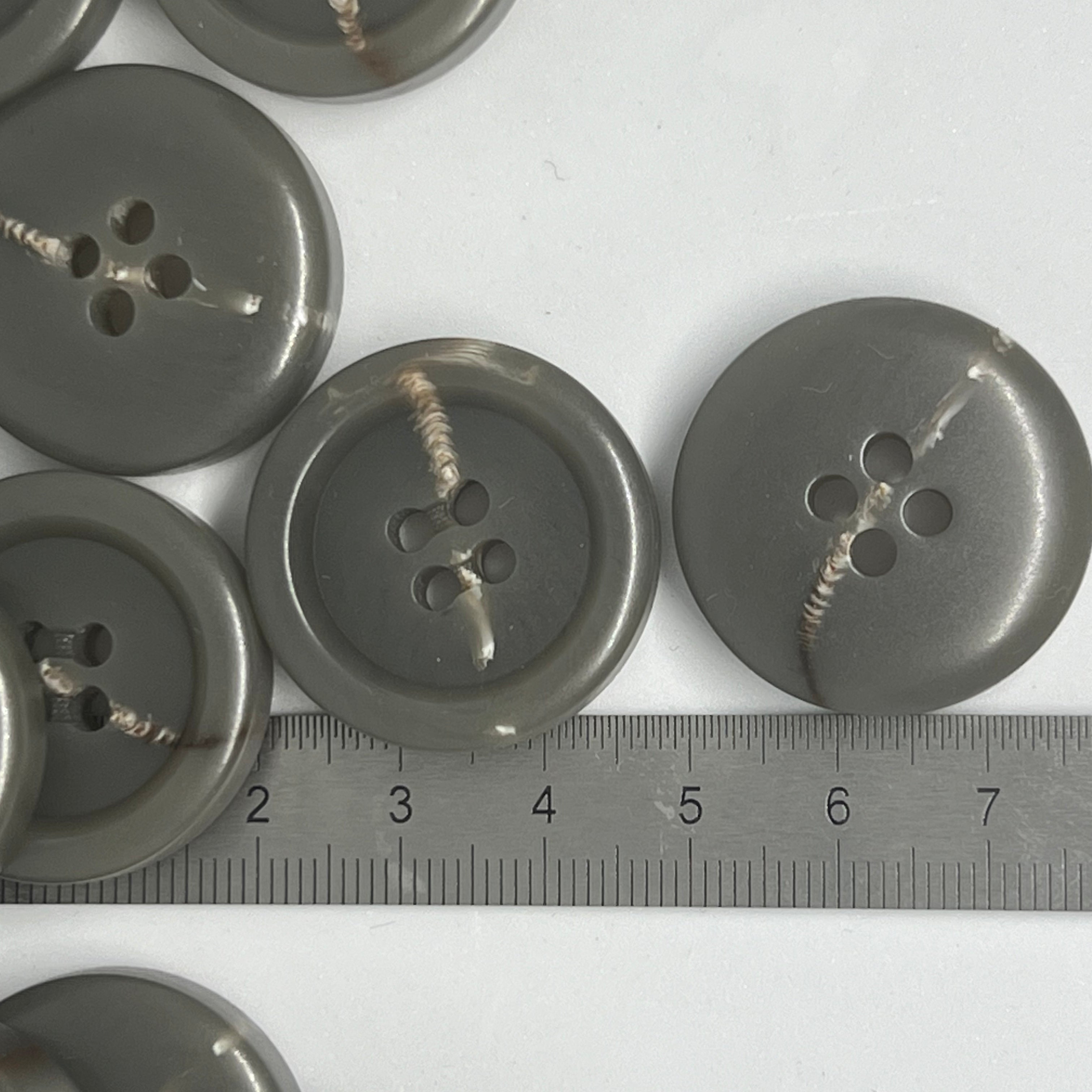 BOUTON GRIS MARBRÉ 28mm - lot de 2 - My Little Coupon