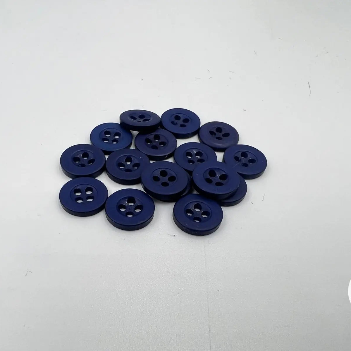 BOUTON POLYESTER 11MM BLEU - My Little Coupon - tissu - coudre