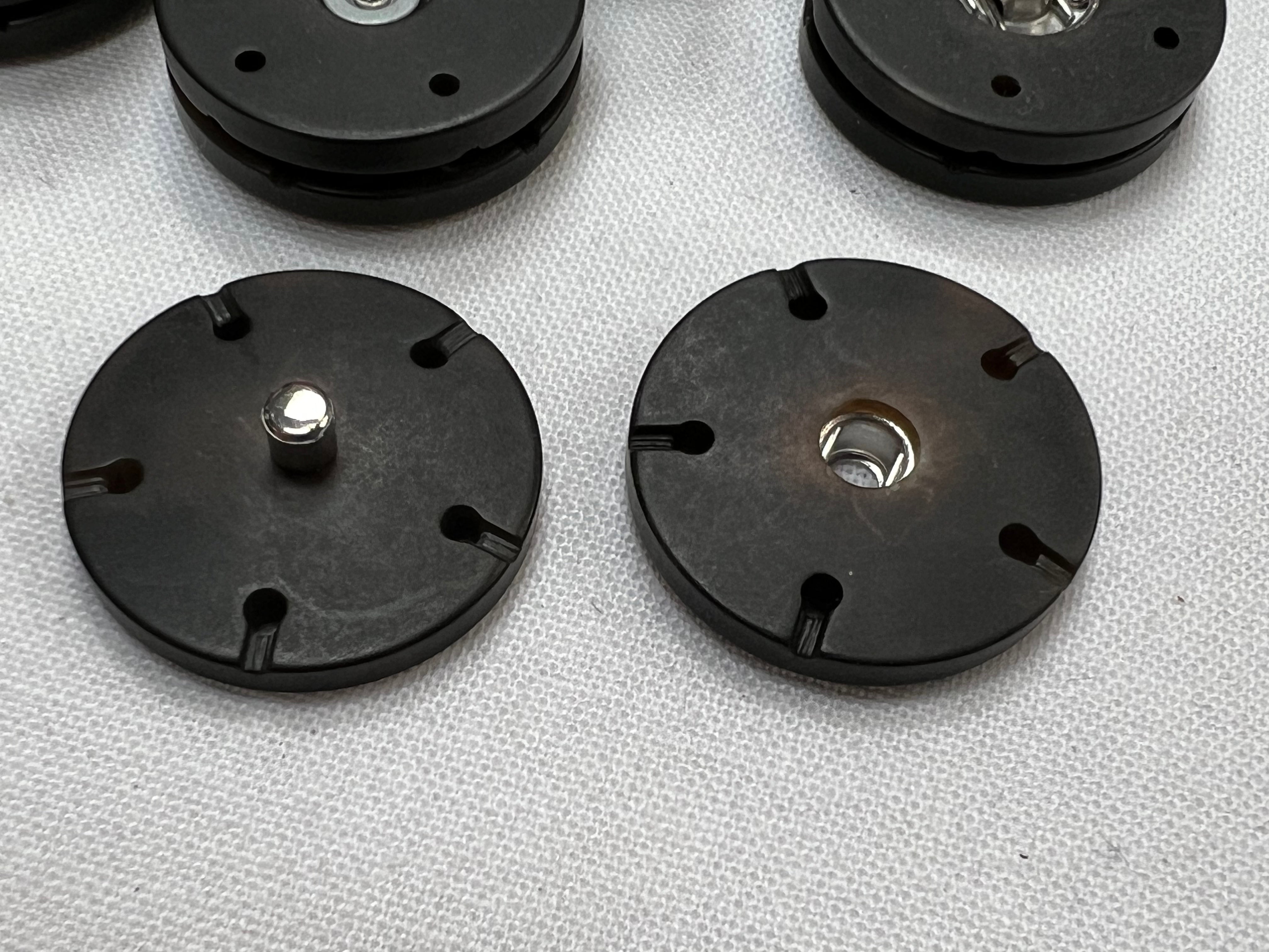 BOUTON PRESSION À COUDRE MARRON (LOT DE 6) - My Little Coupon