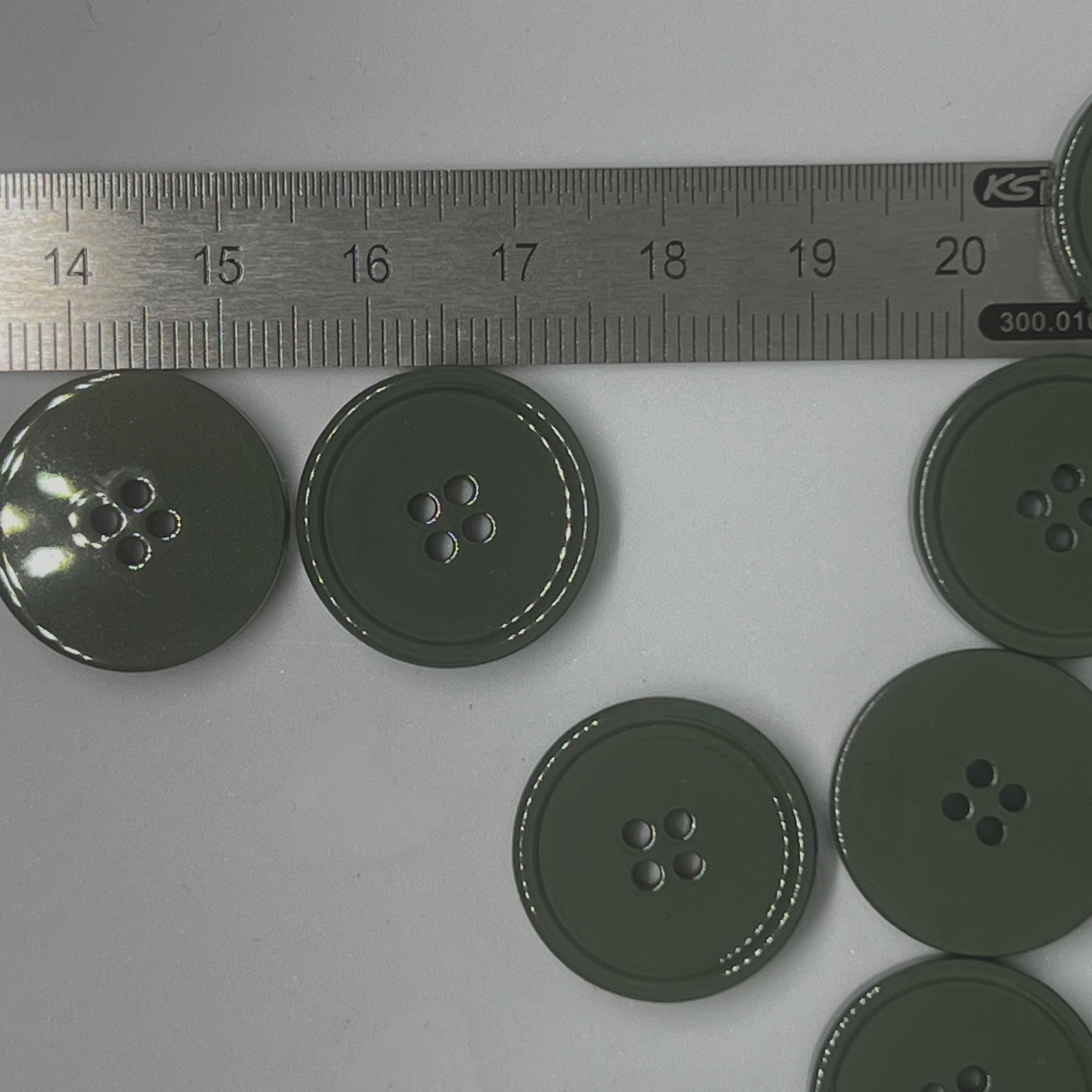 BOUTON VERT 20mm - lot de 2 - My Little Coupon