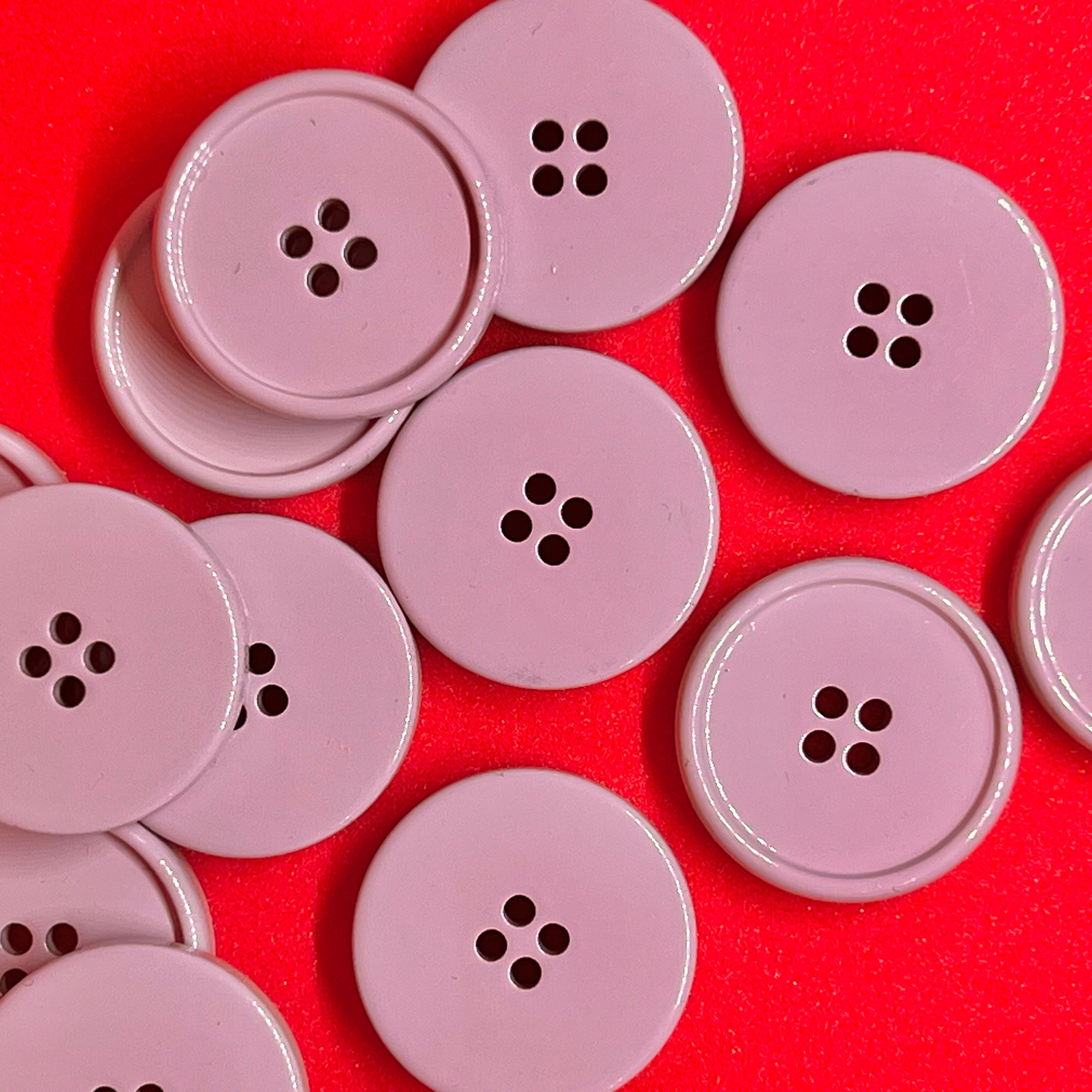 BOUTON VIEUX ROSE 23MM - lot de 2 - My Little Coupon