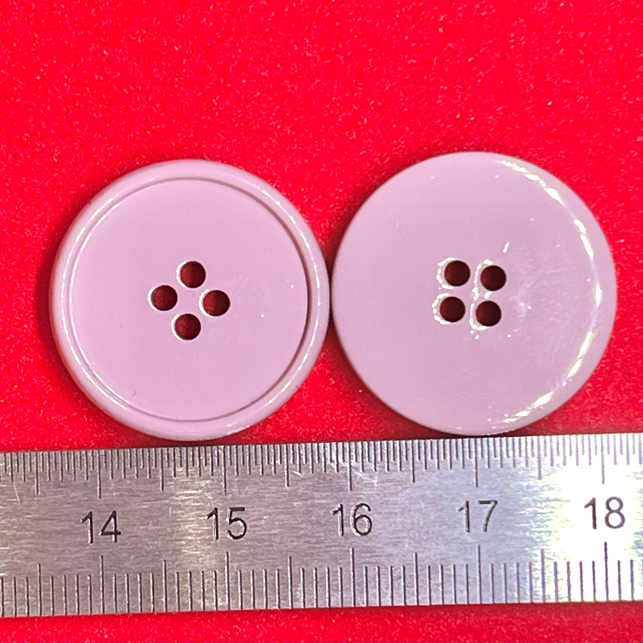 BOUTON VIEUX ROSE 23MM - lot de 2 - My Little Coupon