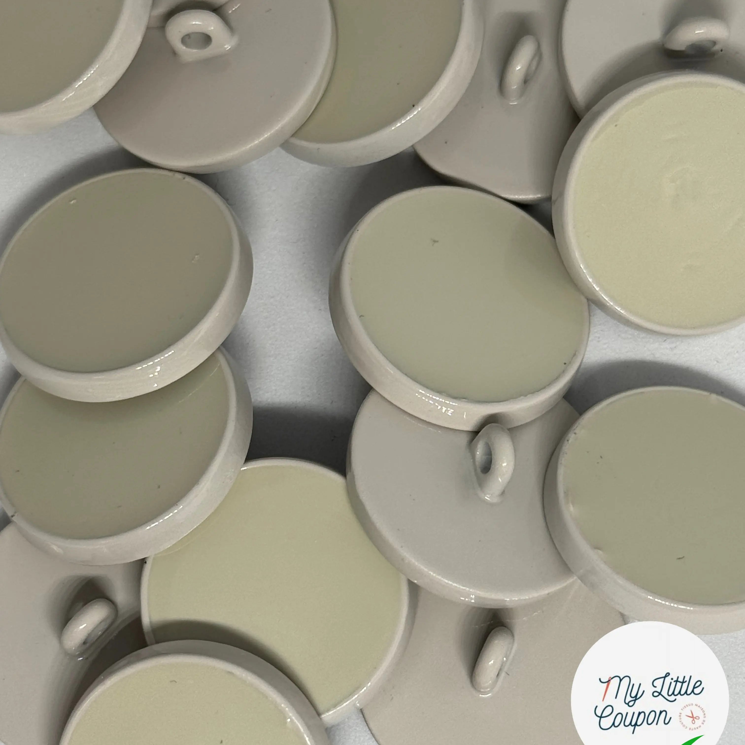 BOUTONS À QUEUE VERT D'EAU - My Little Coupon