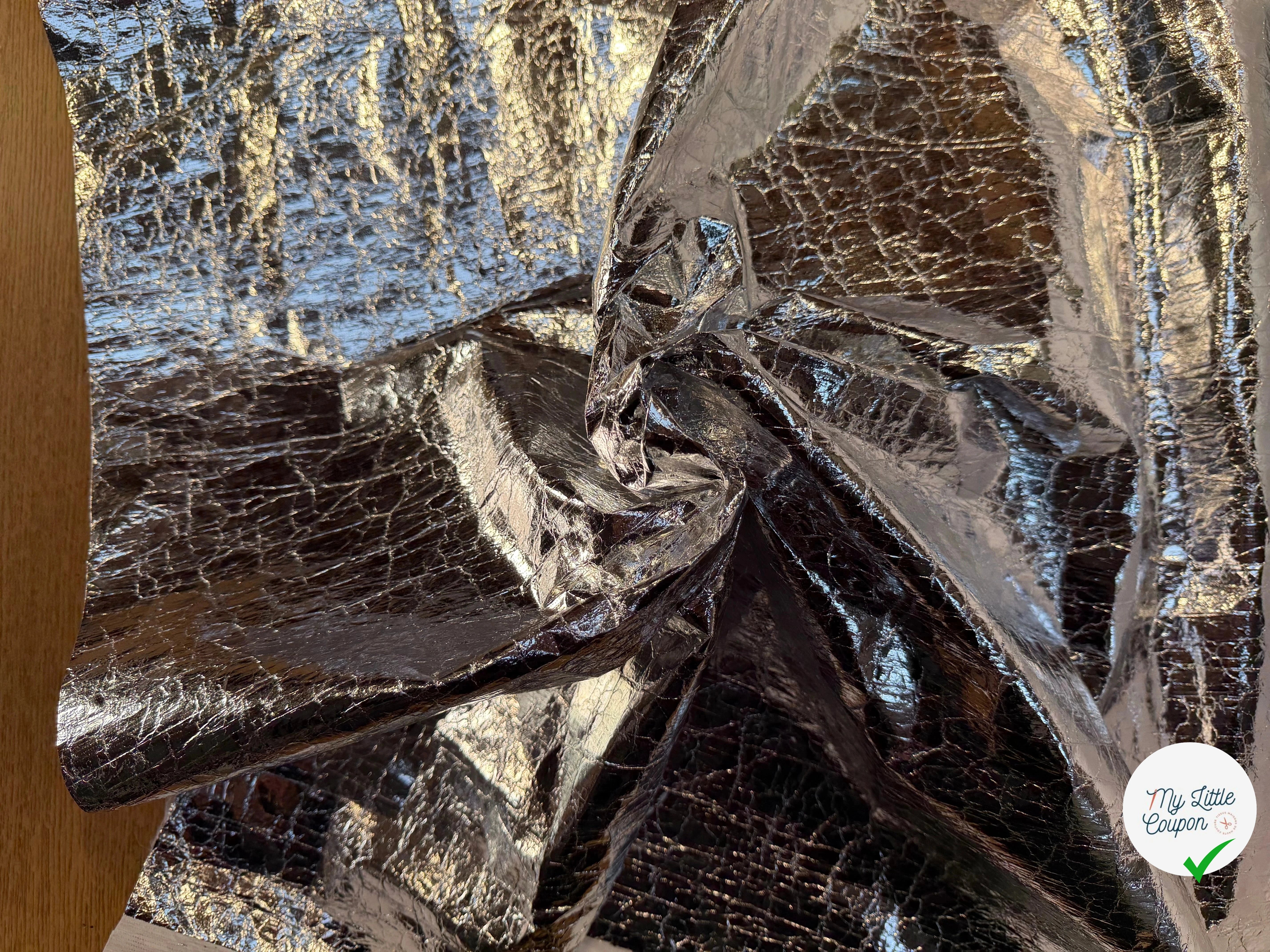 POLYETHYLENE FABRIC ARGENT - My Little Coupon