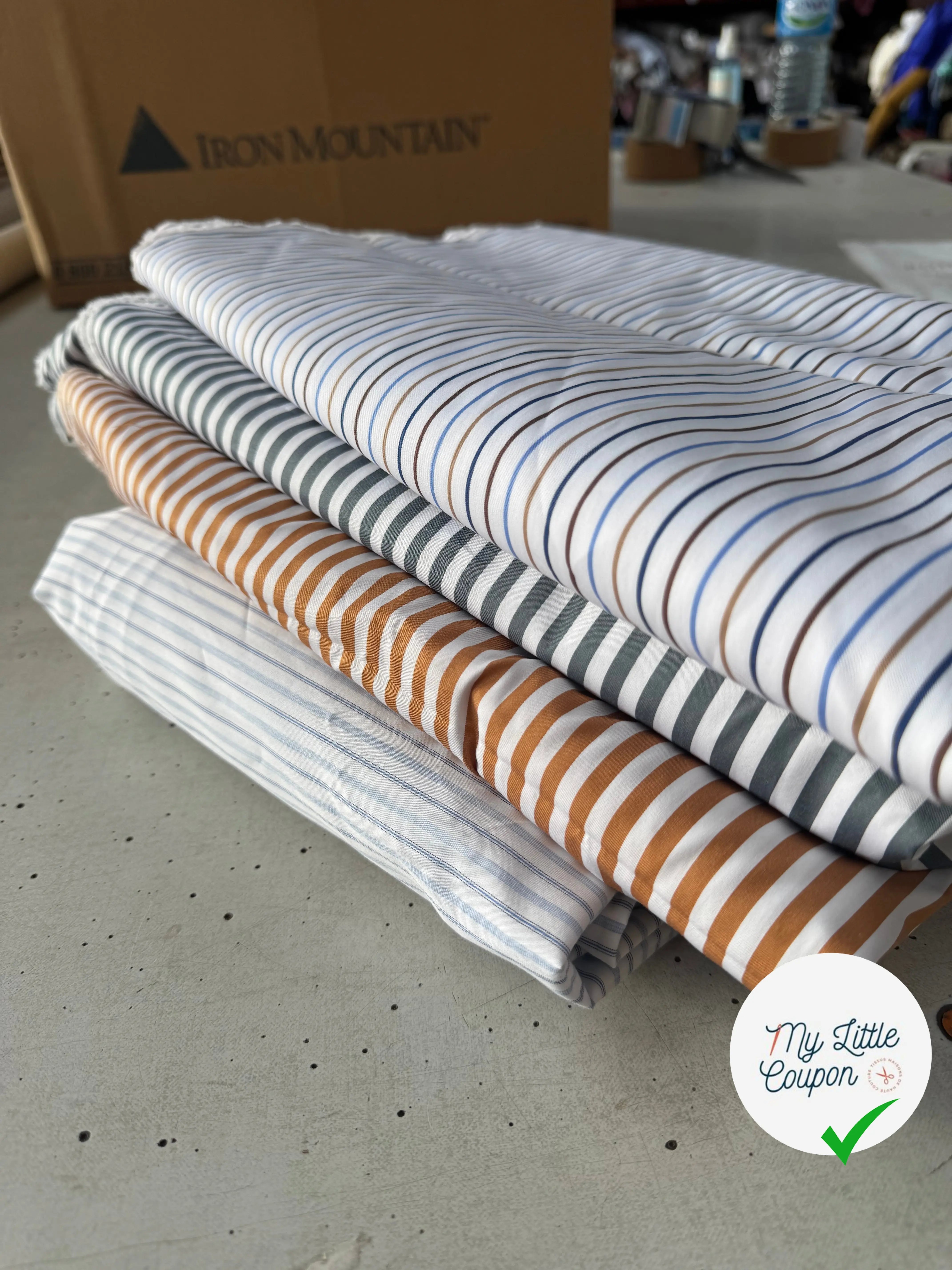 BOX MONTE-CARLO TISSU CHEMISE POPELINE - My Little Coupon