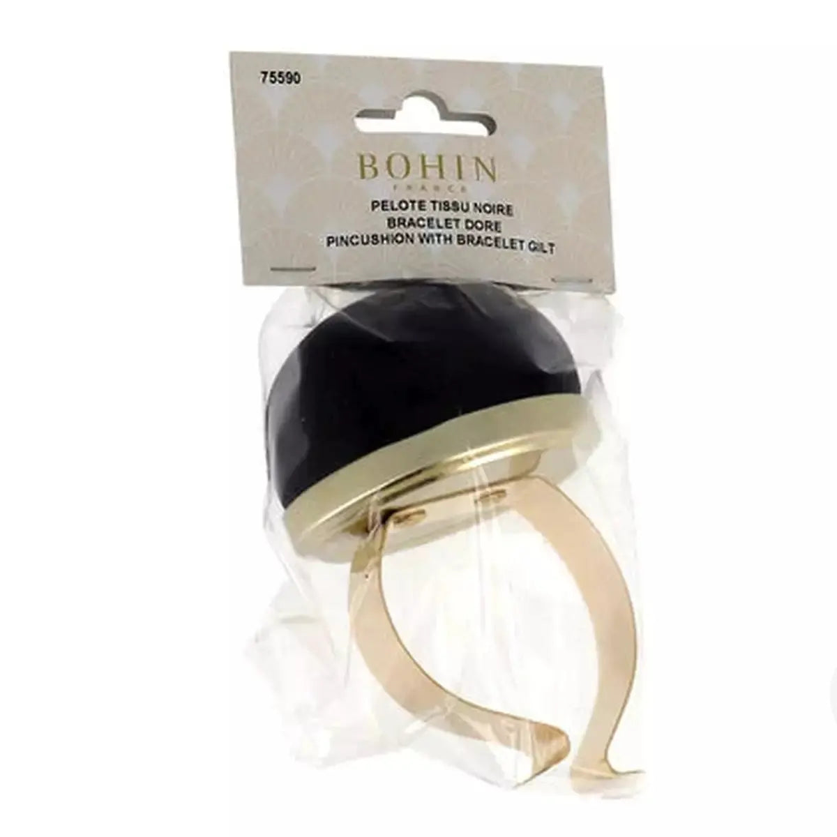 BRACELET PROTE EPINGLES METALIQUE - NOIR MLC INTERN