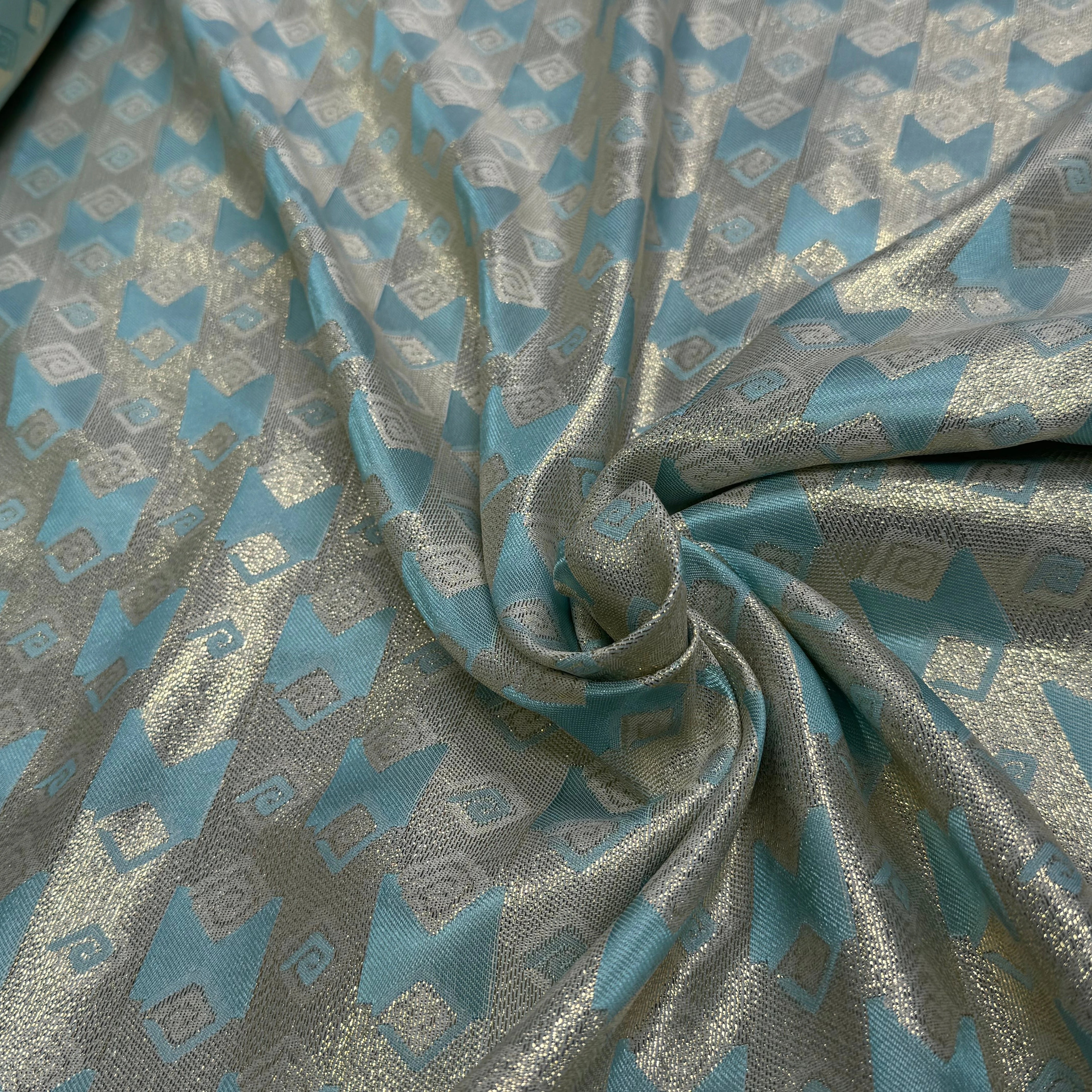 BROCARD ARGENTÉ BABY BLUE - My Little Coupon