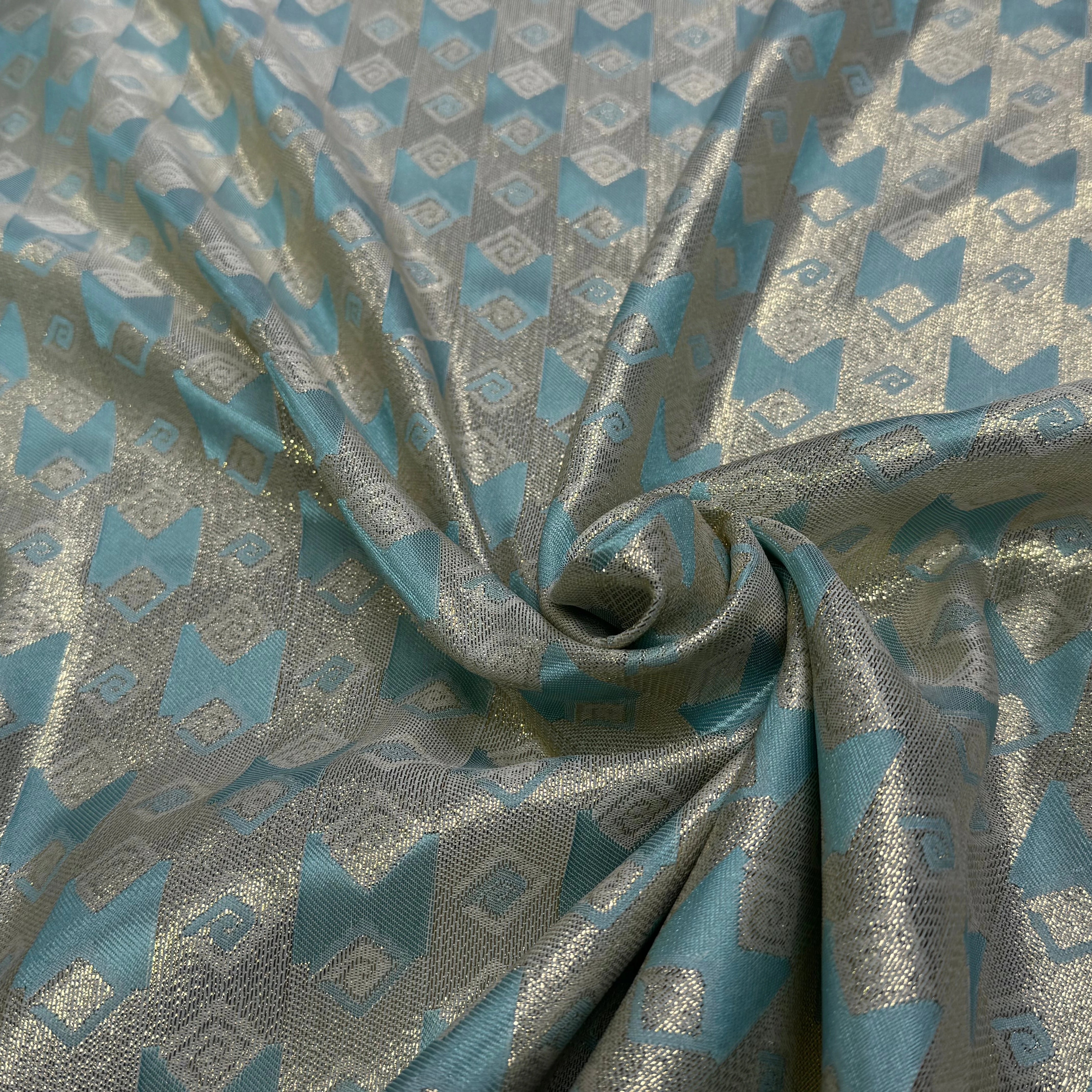 BROCARD ARGENTÉ BABY BLUE - My Little Coupon