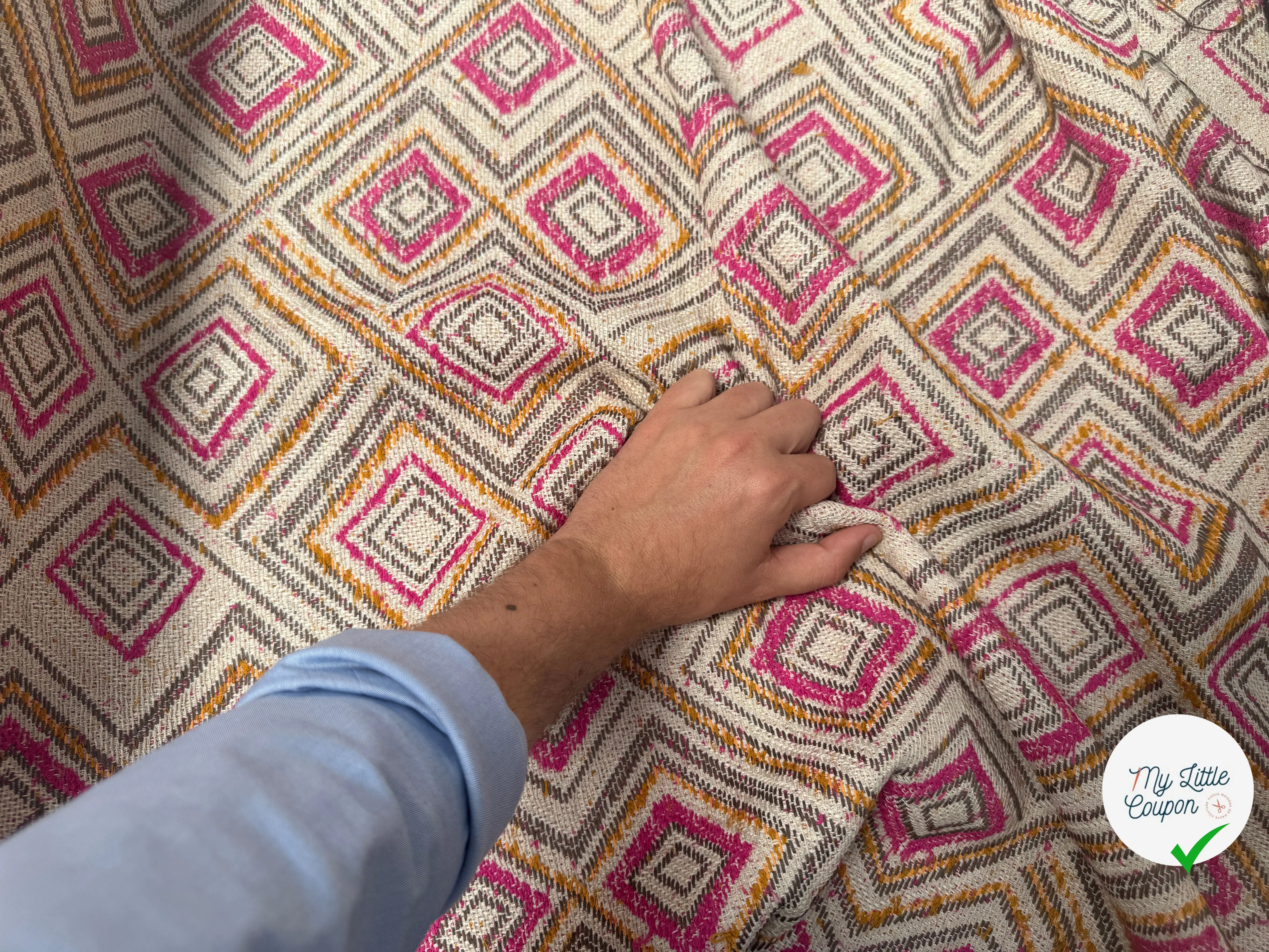 BROCARD DE COTON LOSANGES - My Little Coupon