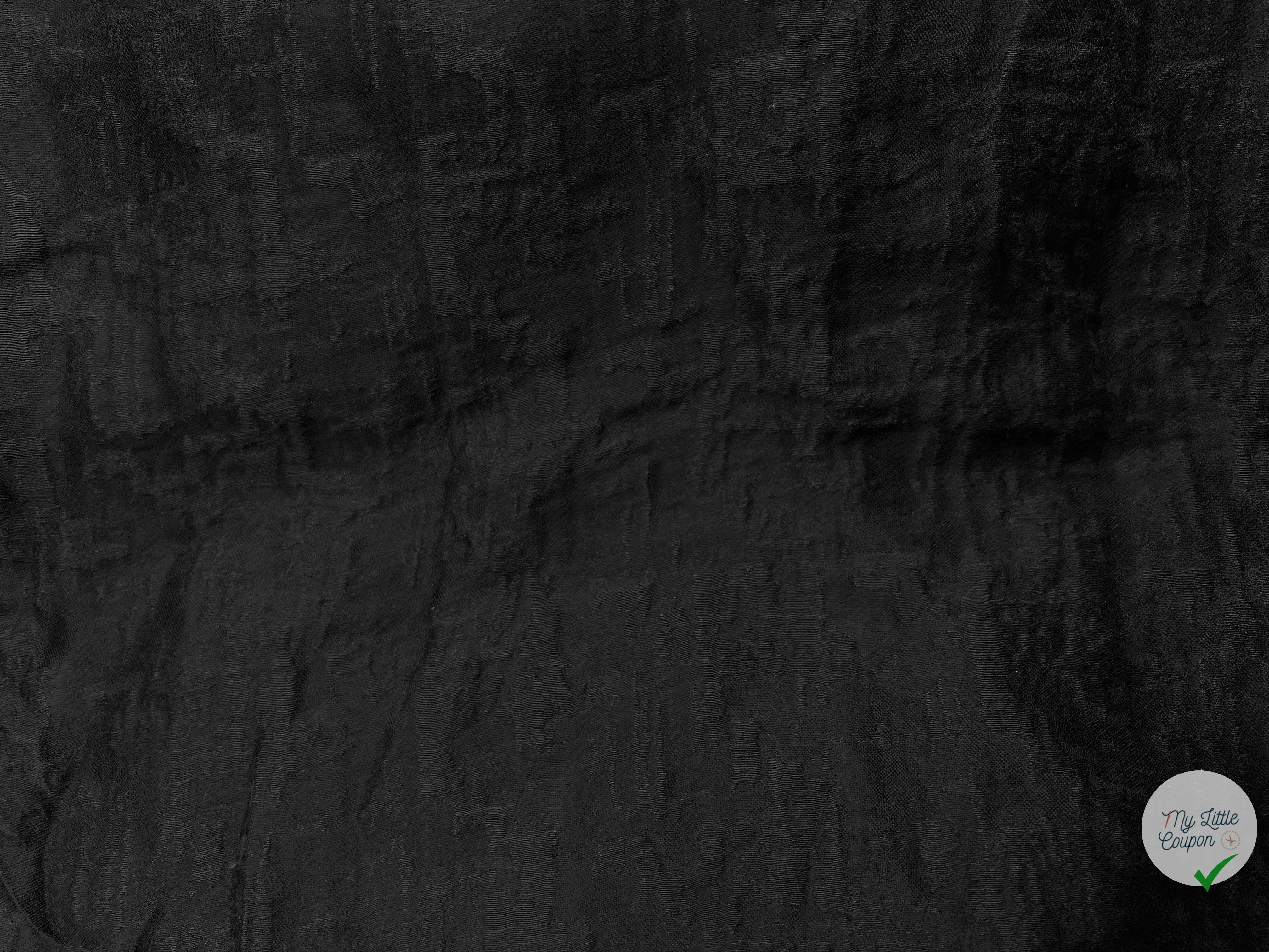 BROCHĂ JACQUARD NOIR - My Little Coupon - tissu - coudre