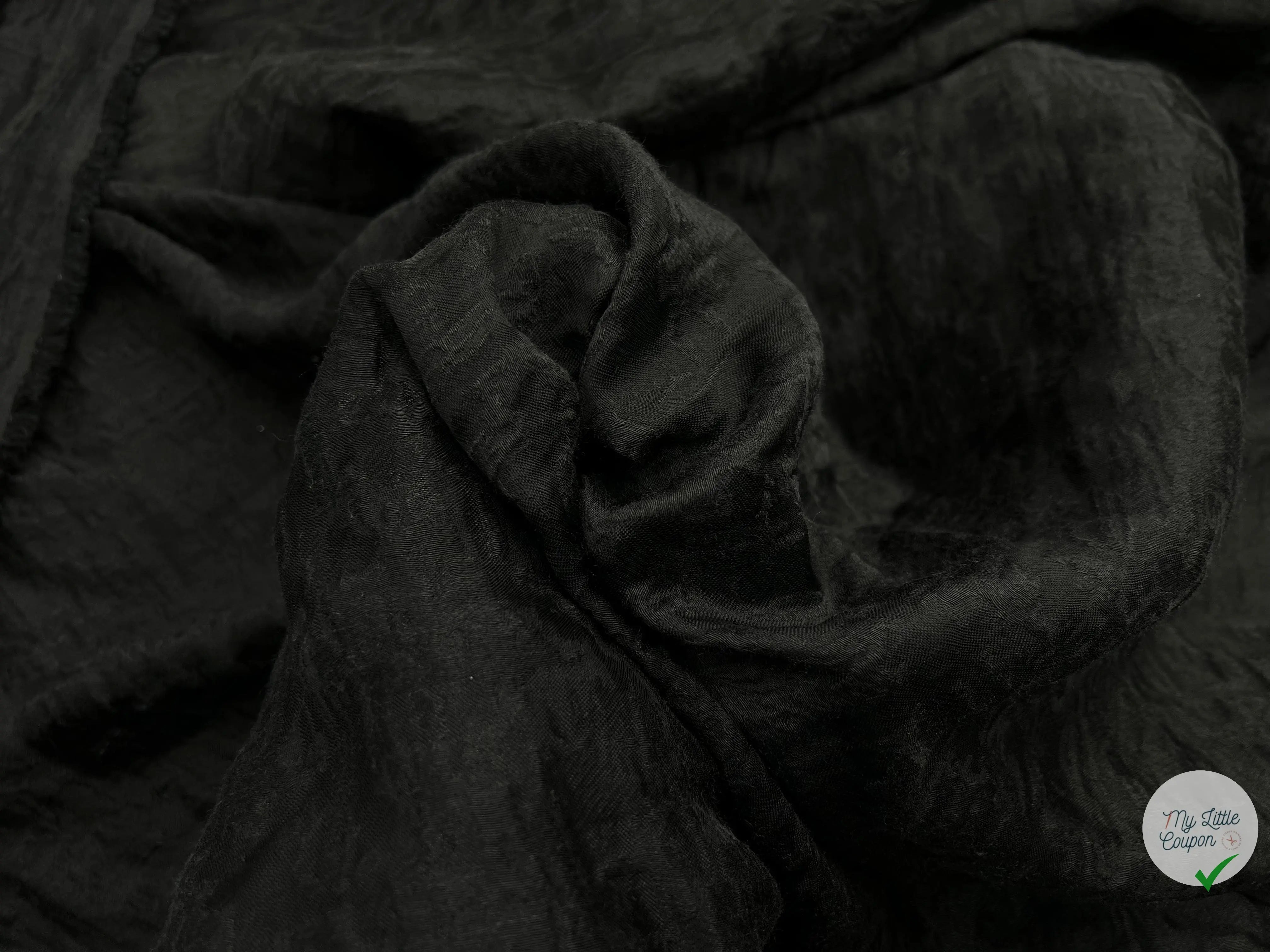 BROCHĂ JACQUARD NOIR - My Little Coupon - tissu - coudre