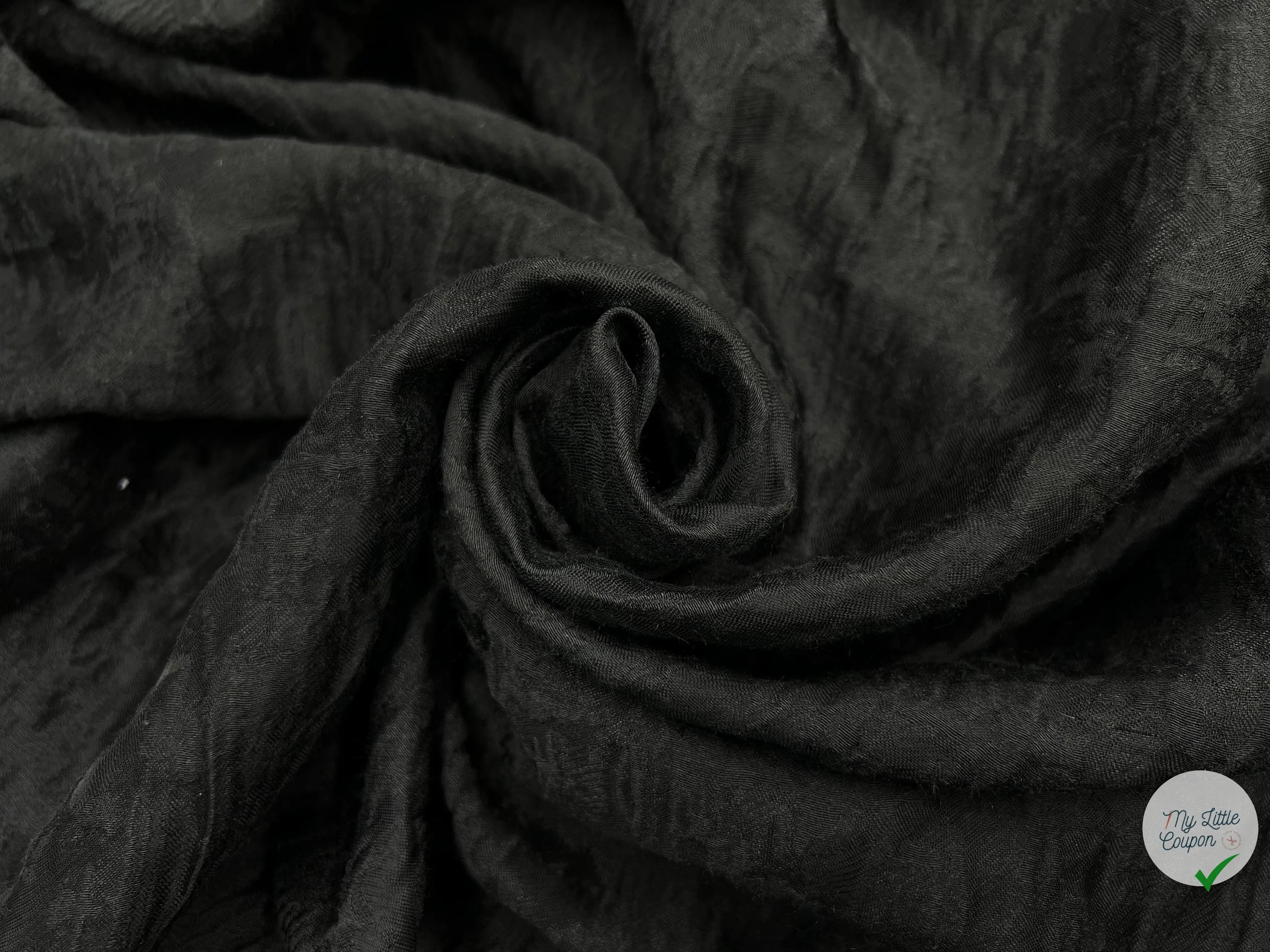 BROCHĂ JACQUARD NOIR - My Little Coupon - tissu - coudre