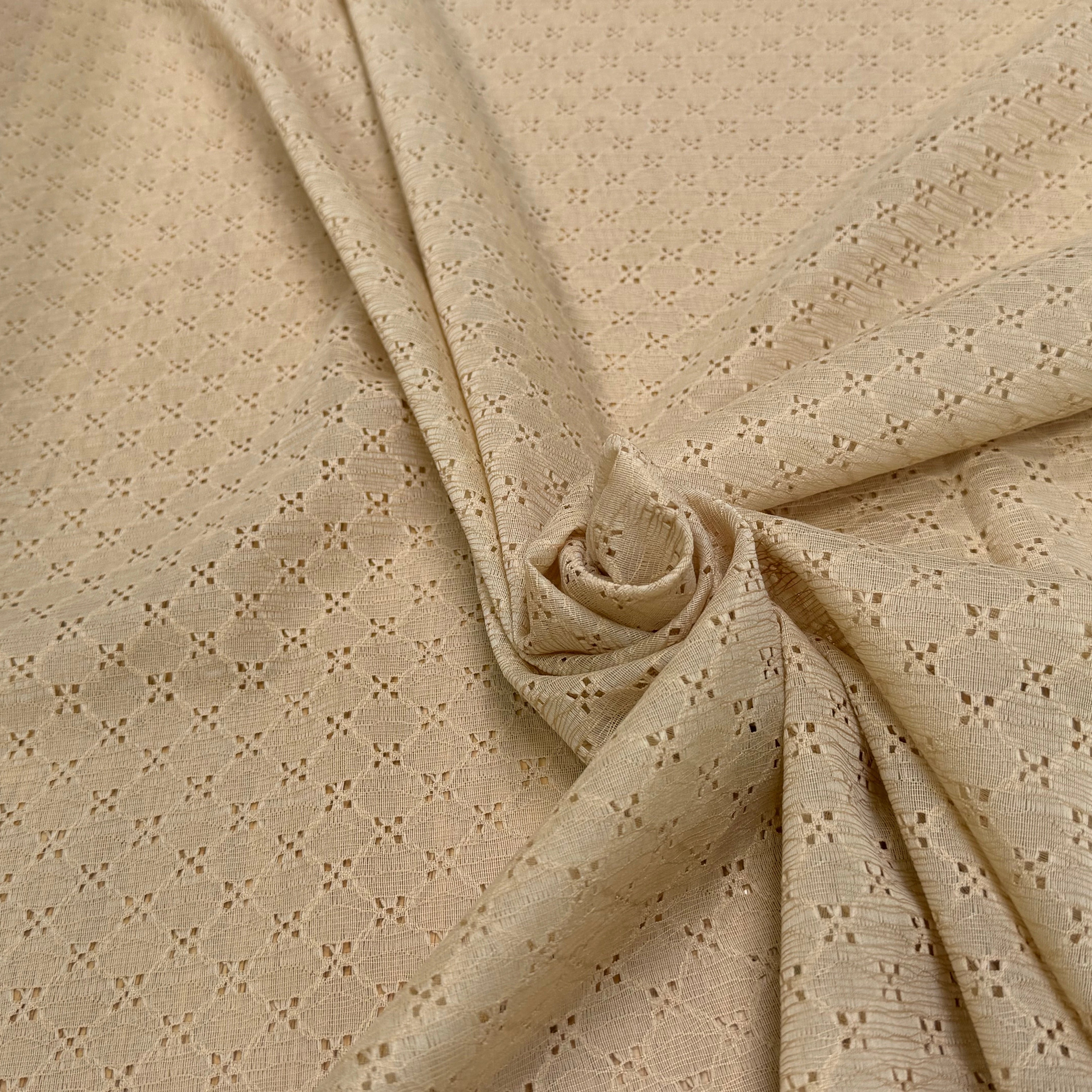 BRODERIE ANGLAISE BEIGE - My Little Coupon