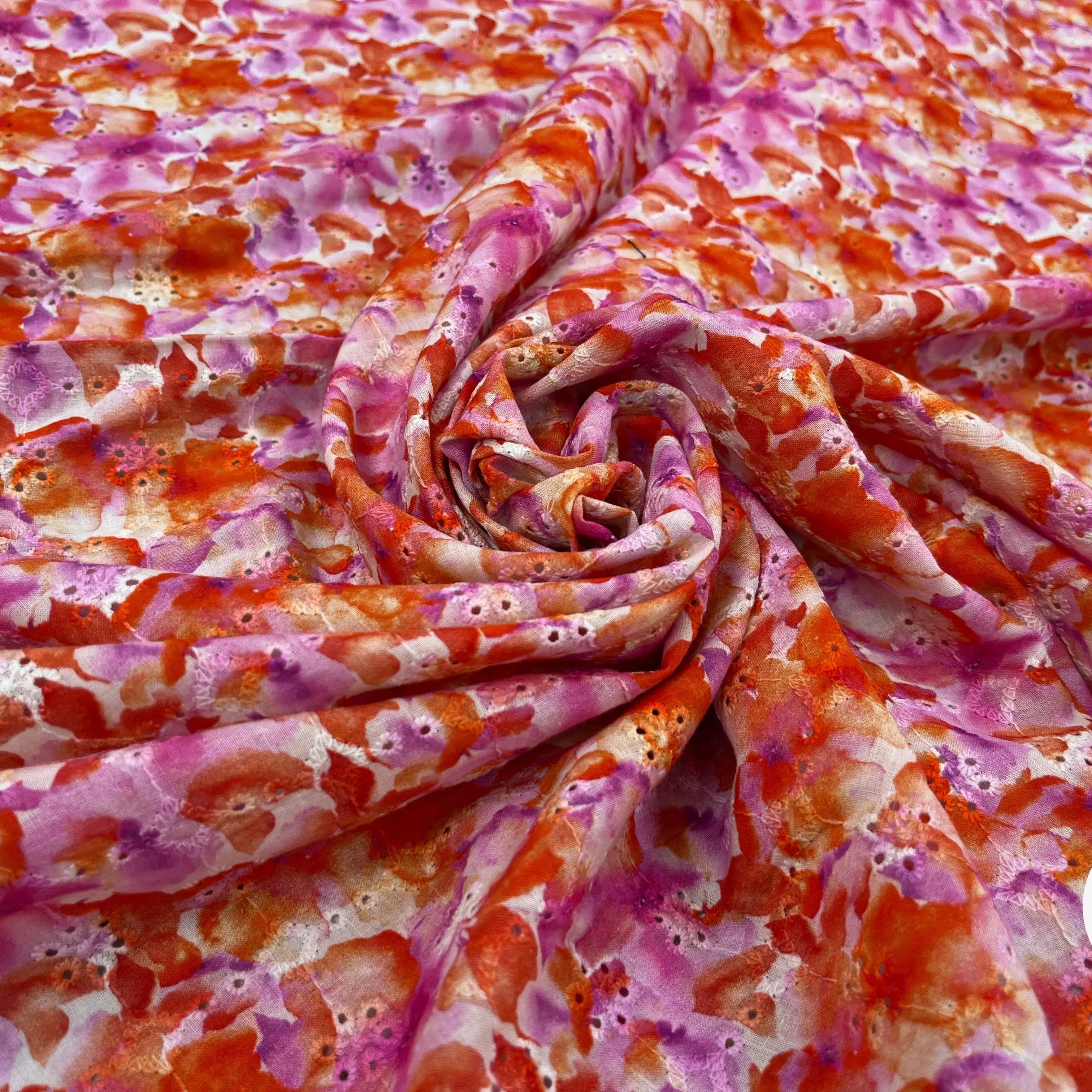 BRODERIE COTON BRODÉ DIGITAL FLOWER ROUGE - My Little Coupon