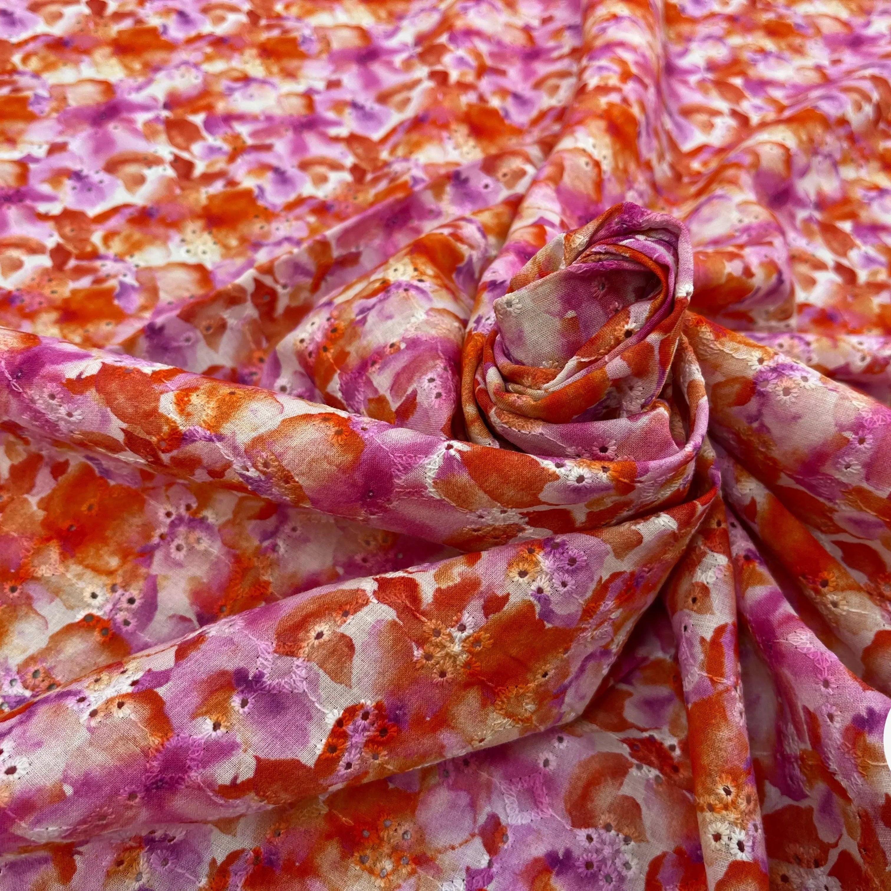 BRODERIE COTON BRODÉ DIGITAL FLOWER ROUGE - My Little Coupon